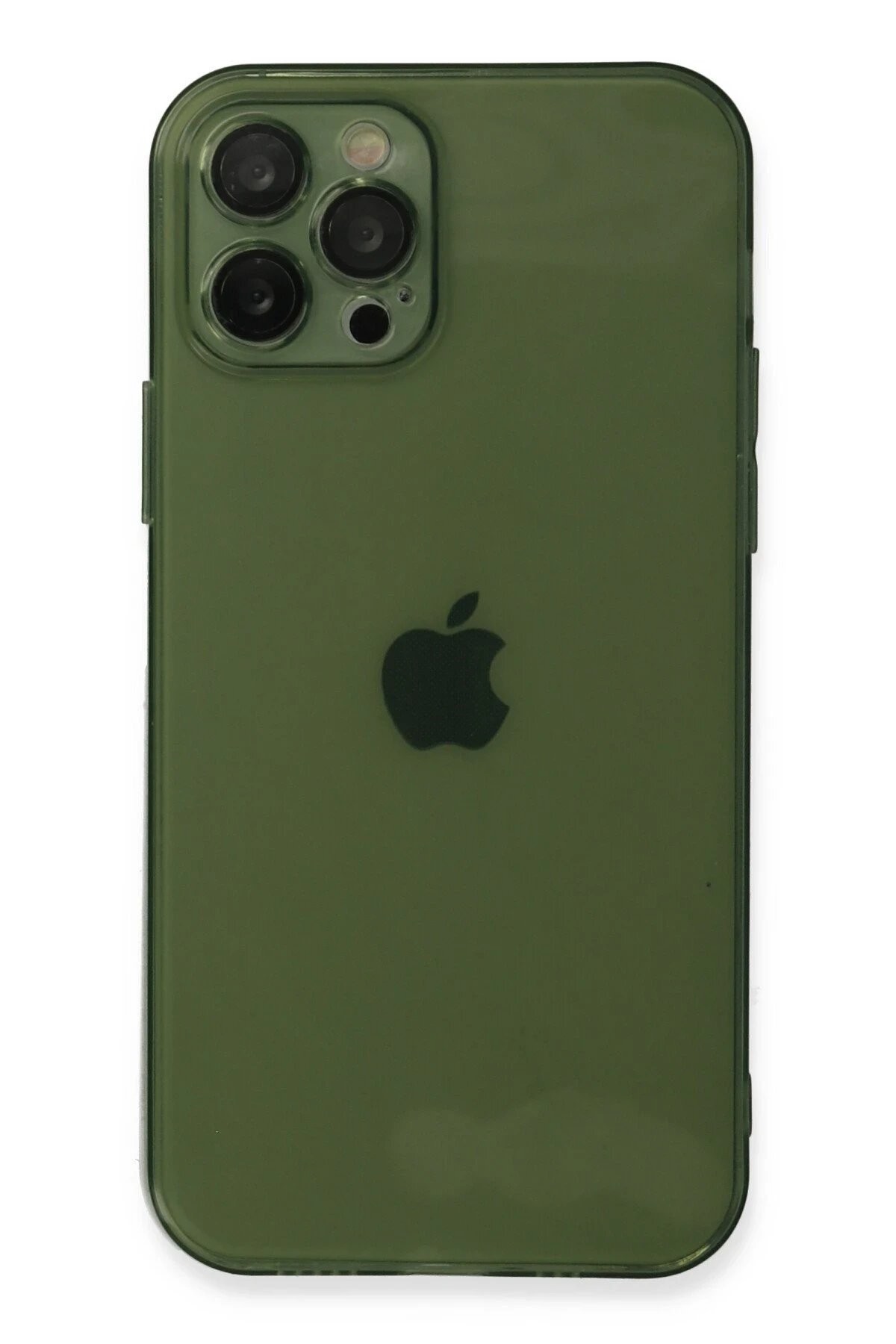iPhone 12 Pro Kılıf Fly Lens Silikon - Yeşil