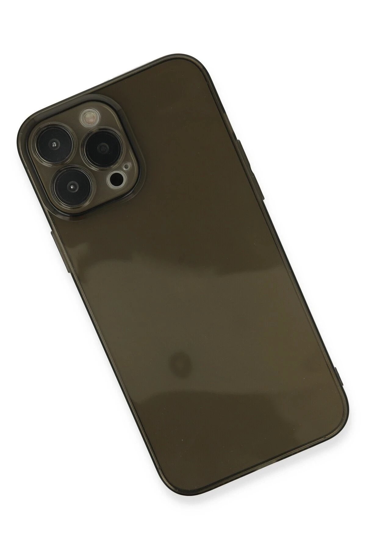 iPhone 13 Pro Max Kılıf Fly Lens Silikon - Siyah