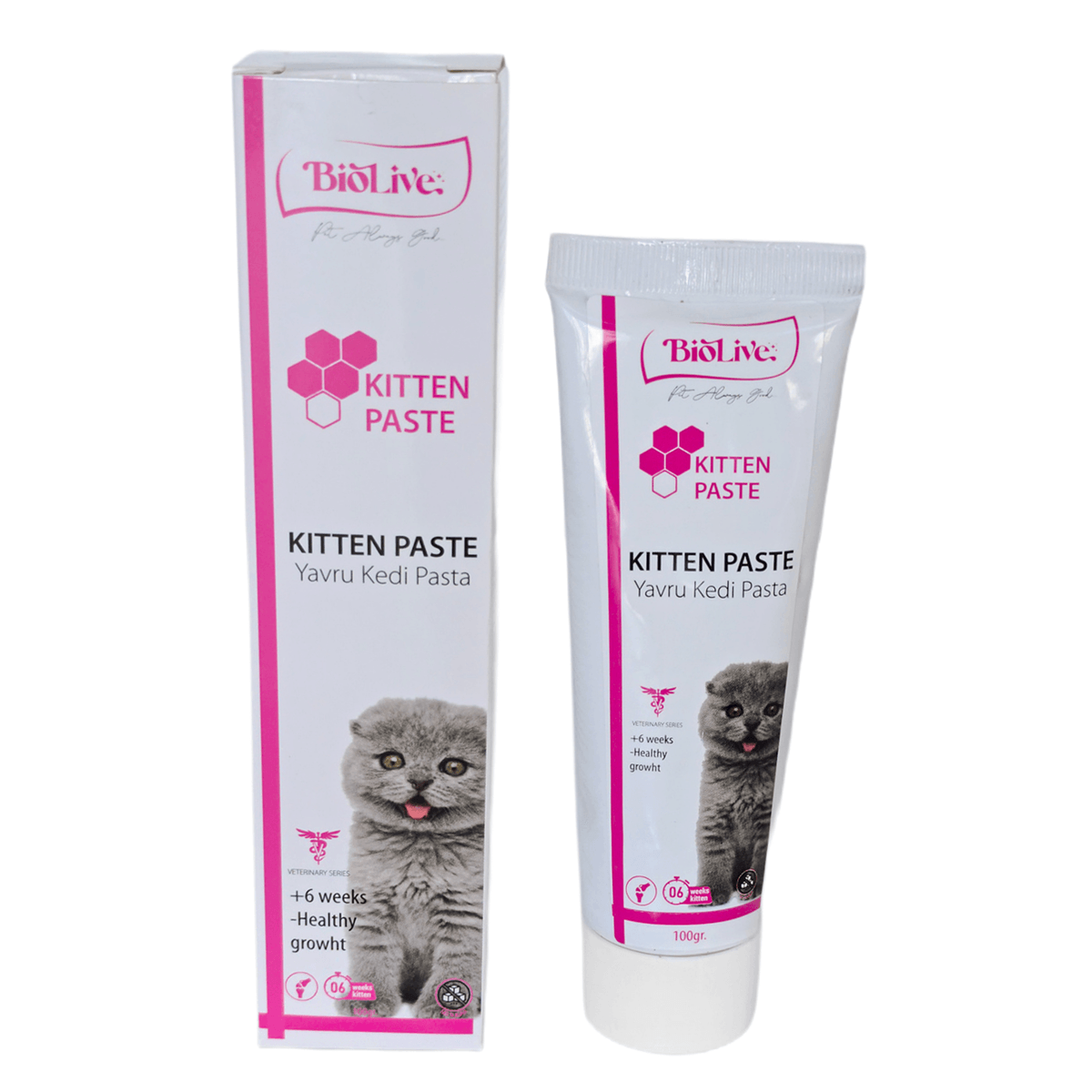 Biolive Kitten Yavru Kediler İçin Malt Vitamin Paste 100gr