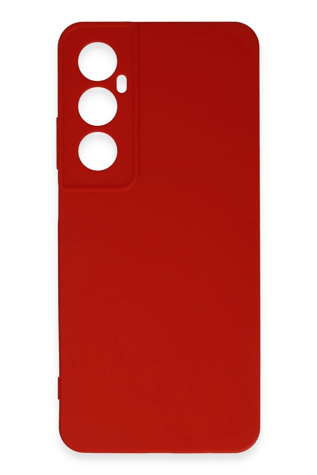 Realme C65 Kılıf First Silikon - Kırmızı
