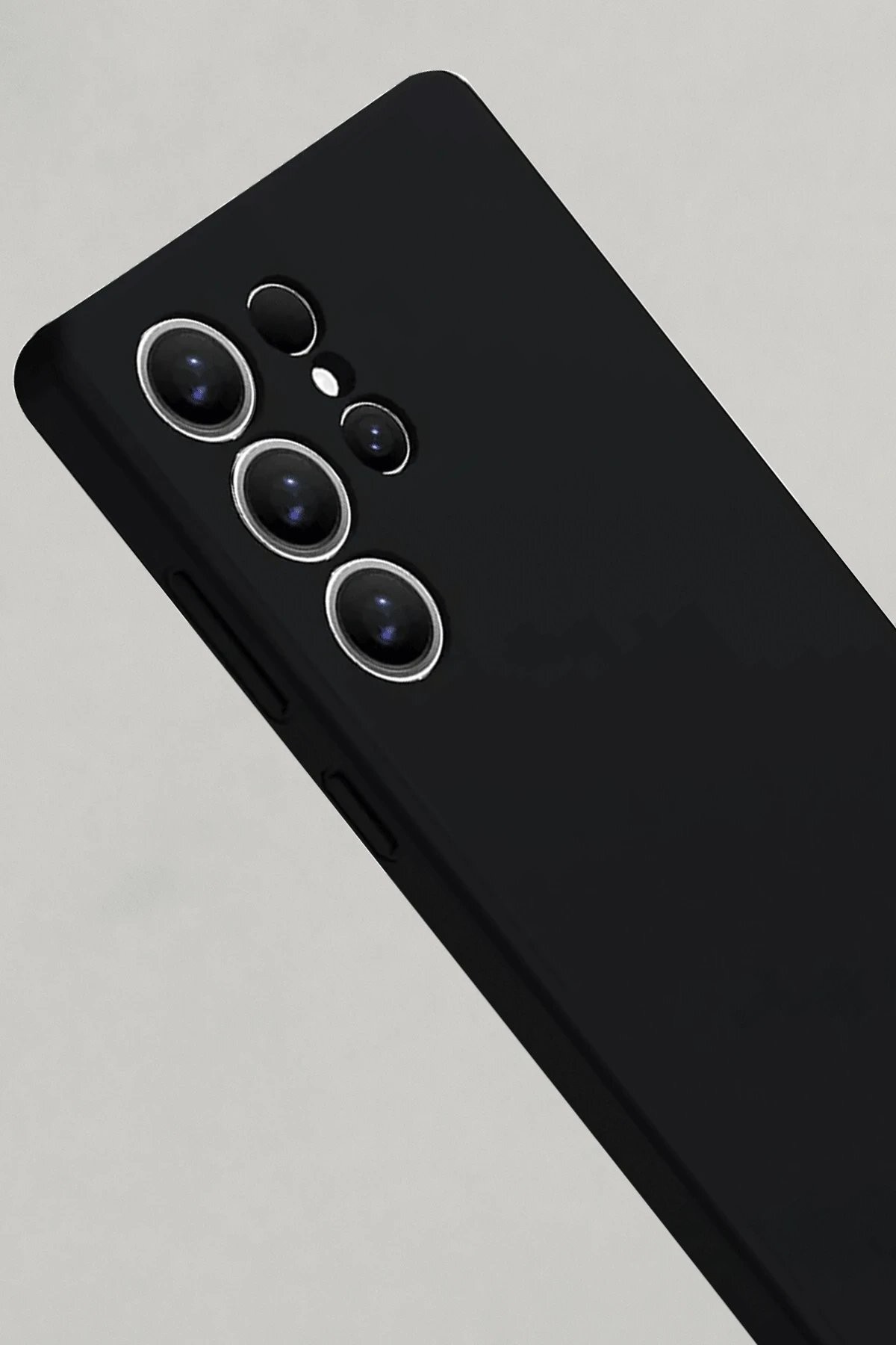 Samsung Galaxy S25 Ultra Kılıf Nano içi Kadife Silikon - Siyah