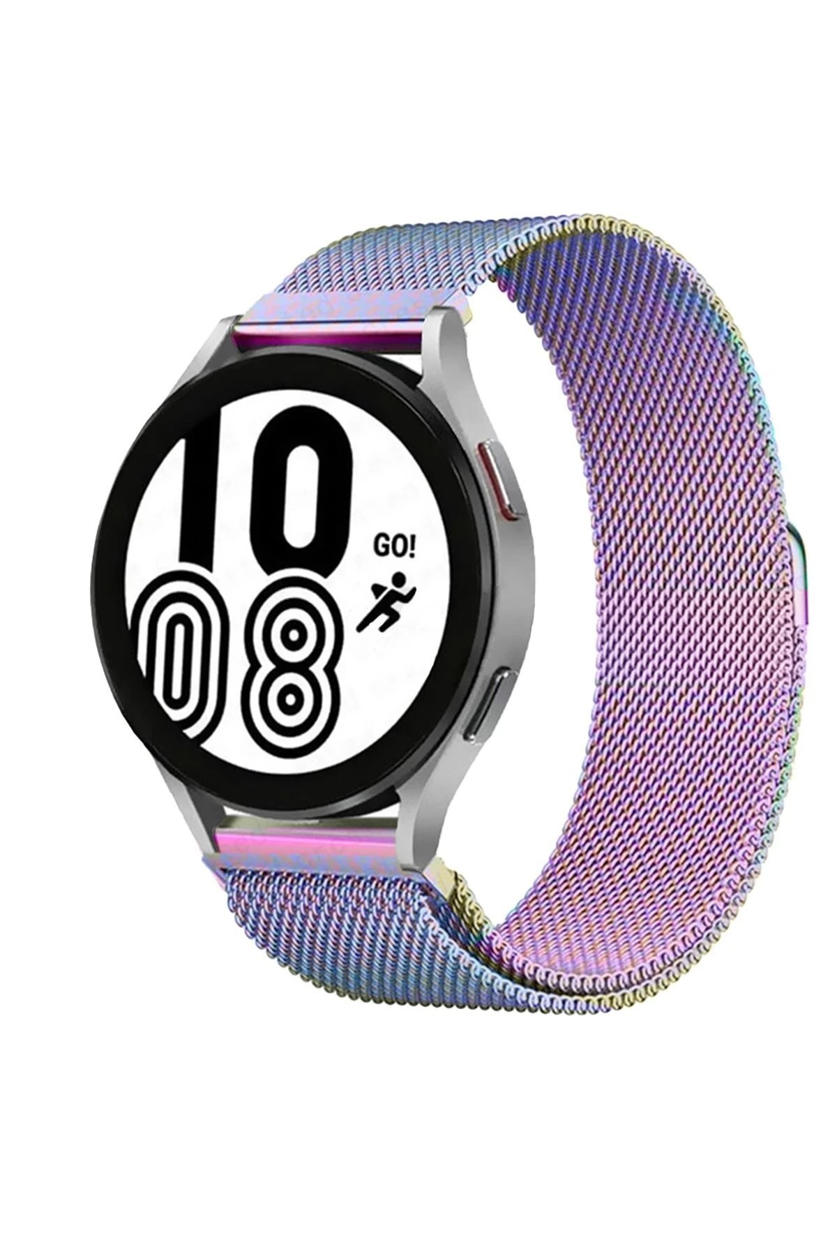 Watch 22mm Metal Mıknatıslı Kordon - Rainbow