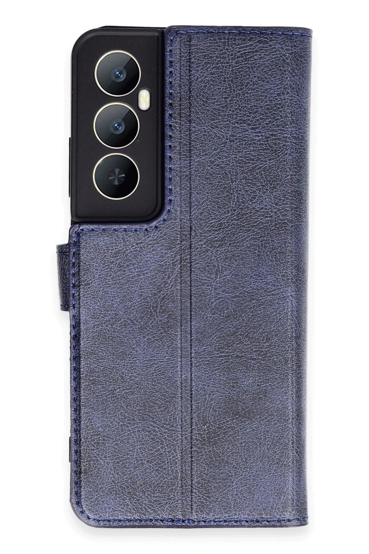 Realme C65 Kılıf Trend S Plus Kapaklı Kılıf - Lacivert