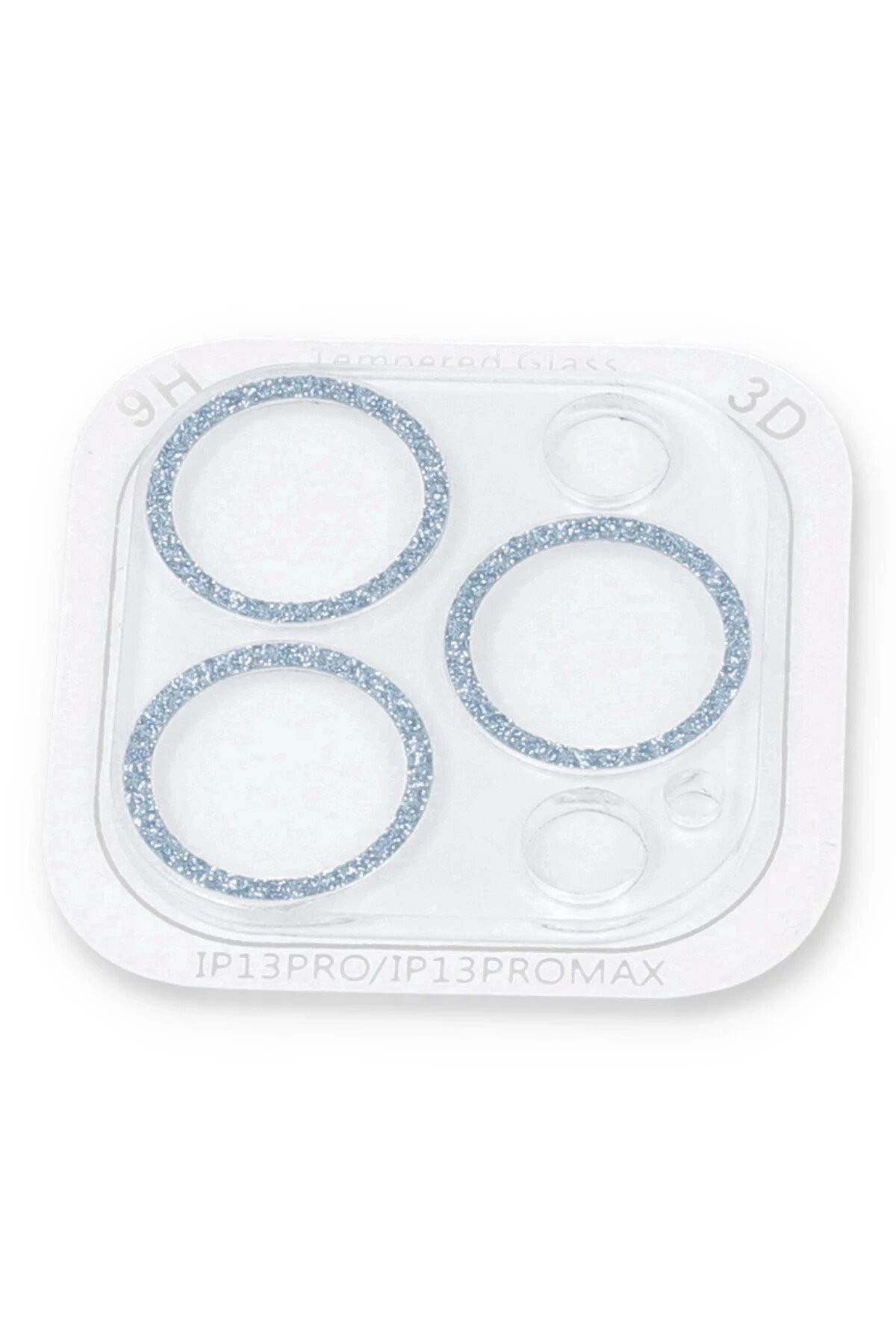 iPhone 13 Pro Max Shine Kamera Lens Koruma Cam - Sierra Blue