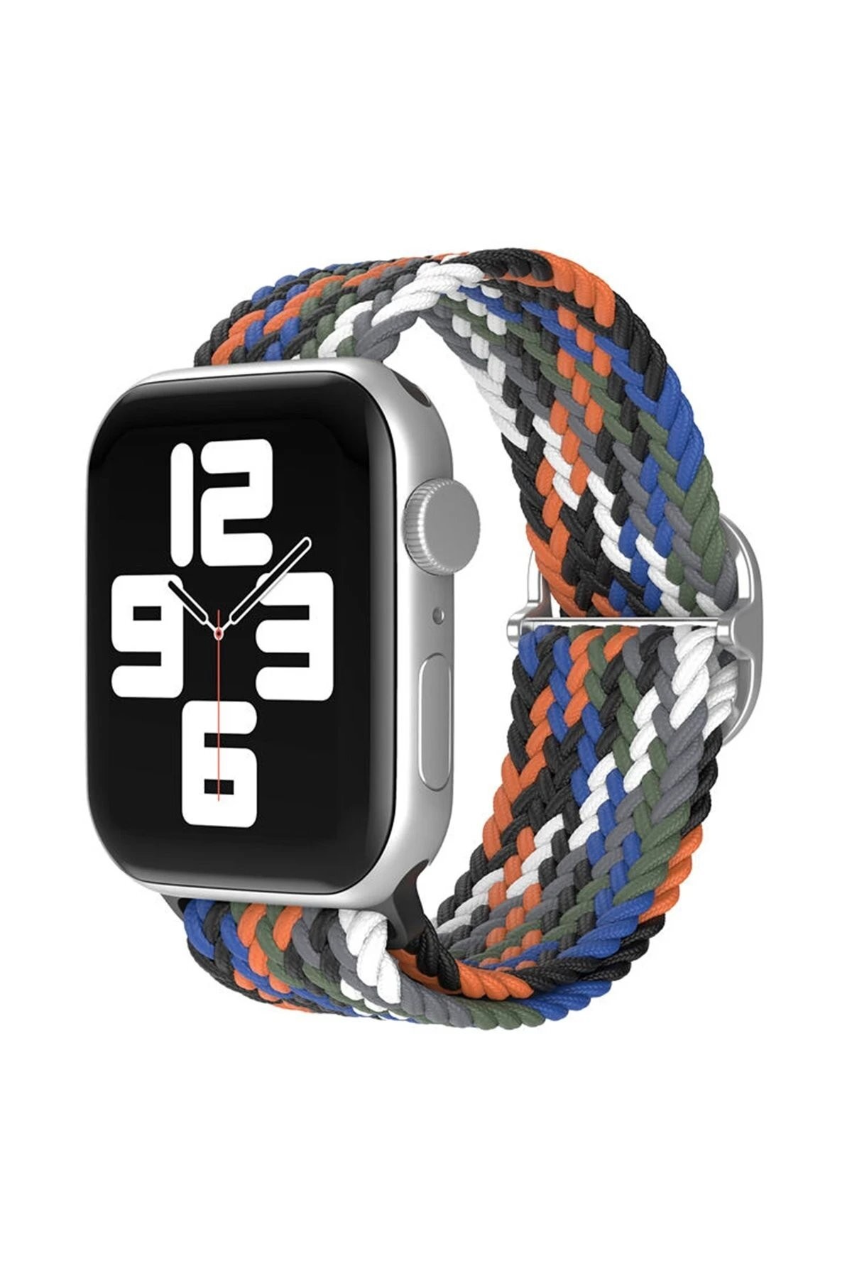 Apple Watch 38mm Star Kordon - Gri-Turuncu