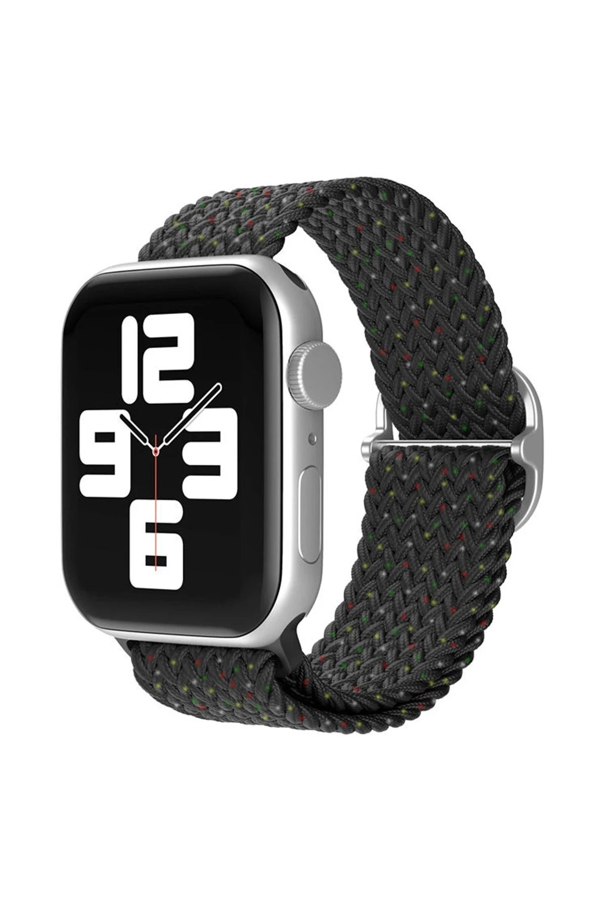 Apple Watch 42mm Star Kordon - Benekli Siyah