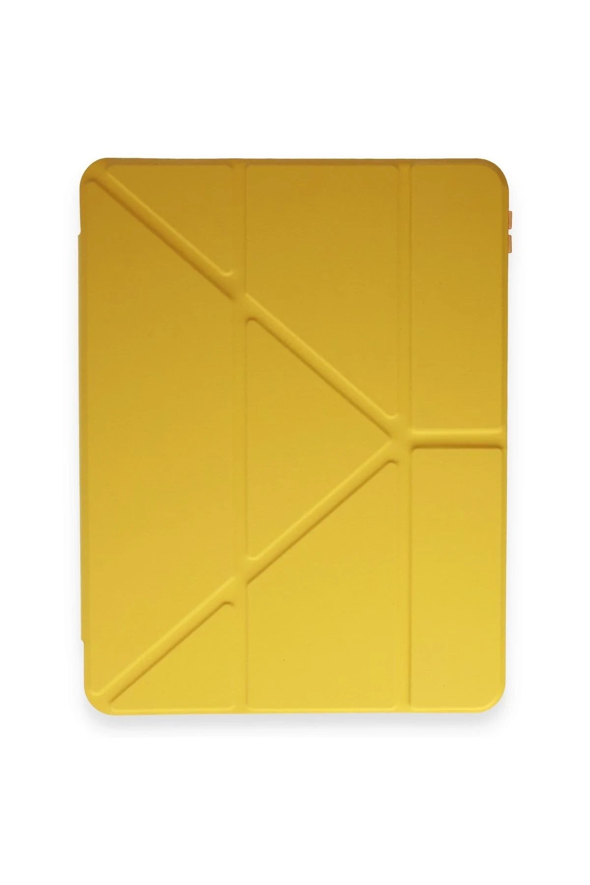 iPad Pro 11 (2018) Kılıf Kalemlikli Mars Tablet Kılıfı - Açık Sarı