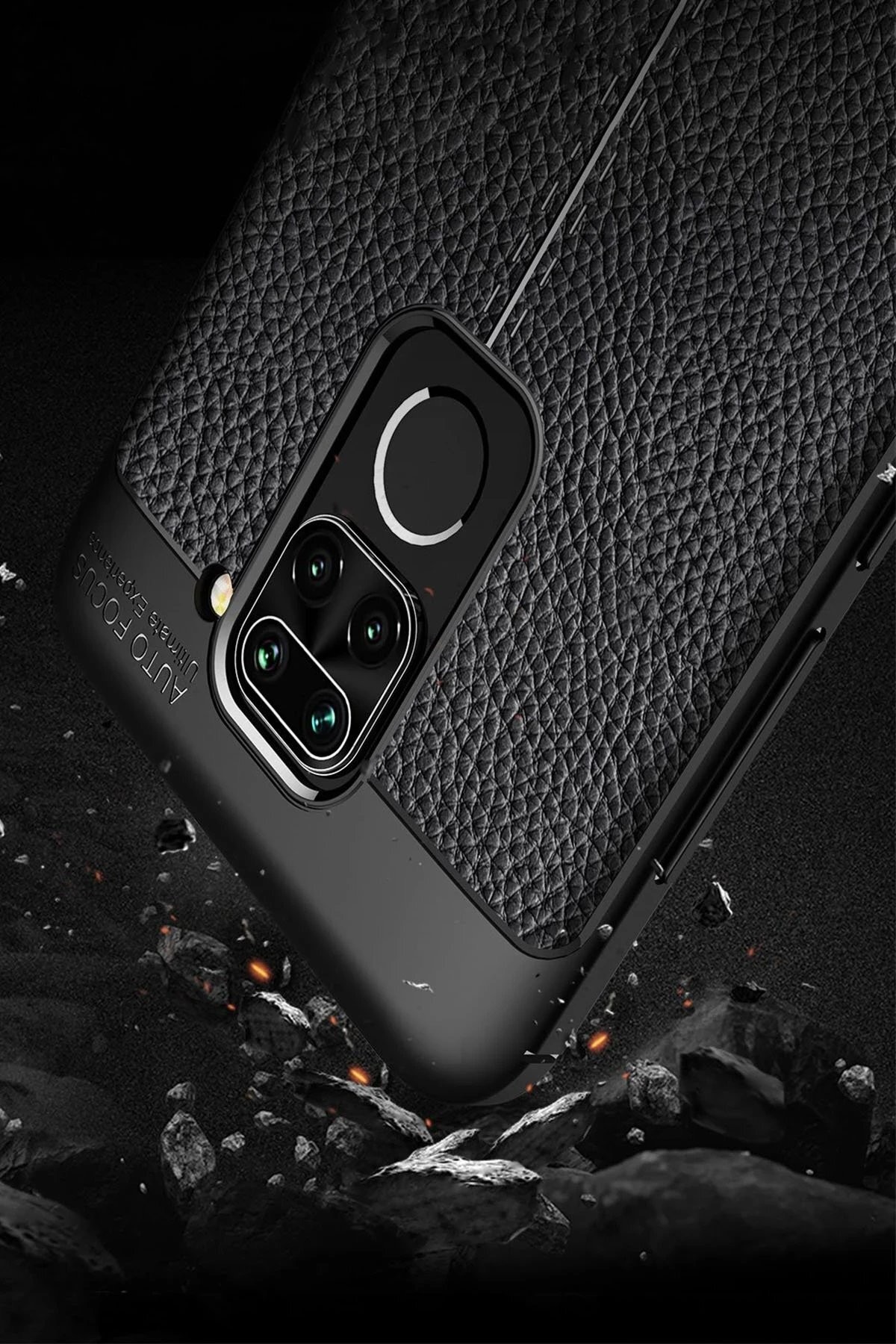 Xiaomi Redmi Note 9 Kılıf Auto Focus Kapak - Lacivert