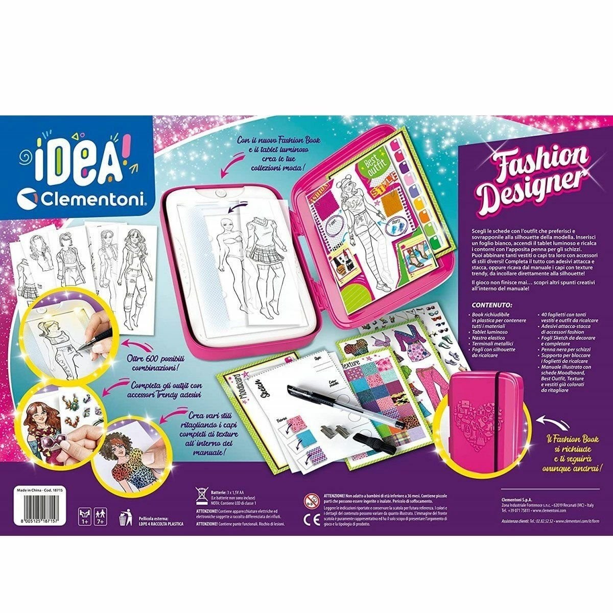 18776 Clementoni Idea Moda Tasarımcısı +7 yaş