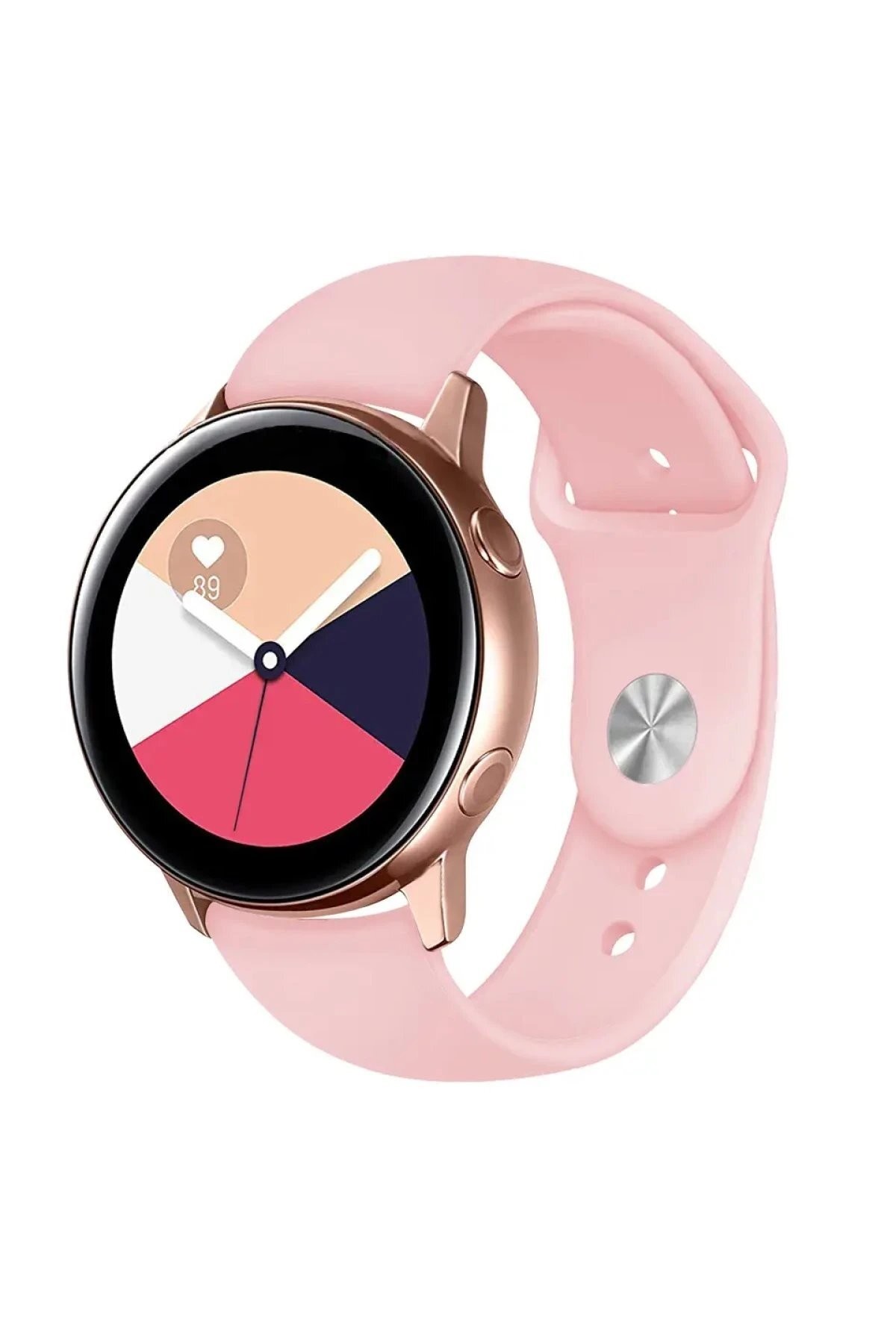Watch 22mm Klasik Kordon - Pembe