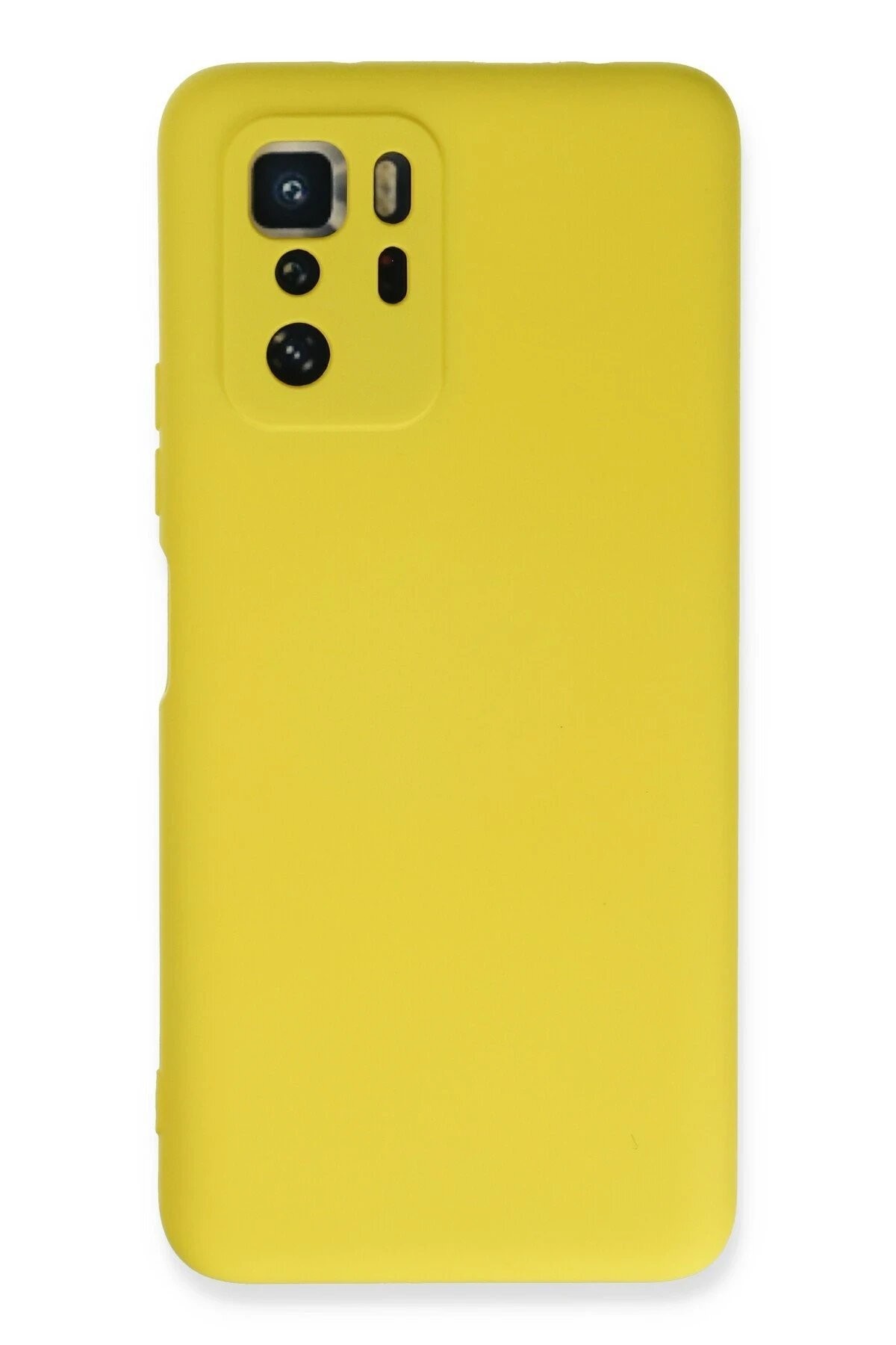 Xiaomi Poco X3 GT Kılıf Nano içi Kadife Silikon - Sarı