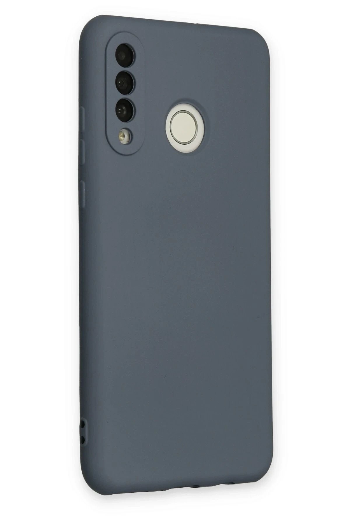 Huawei P30 Lite Kılıf Nano içi Kadife Silikon - Gri