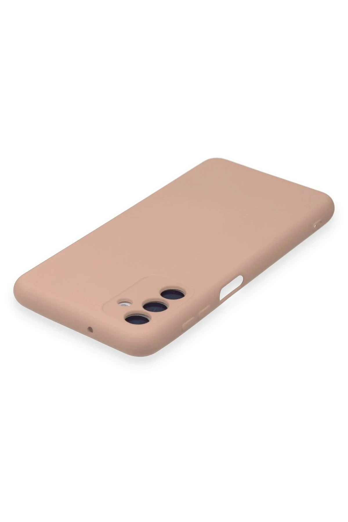 Samsung Galaxy A14 4G Kılıf Nano içi Kadife Silikon - Pudra