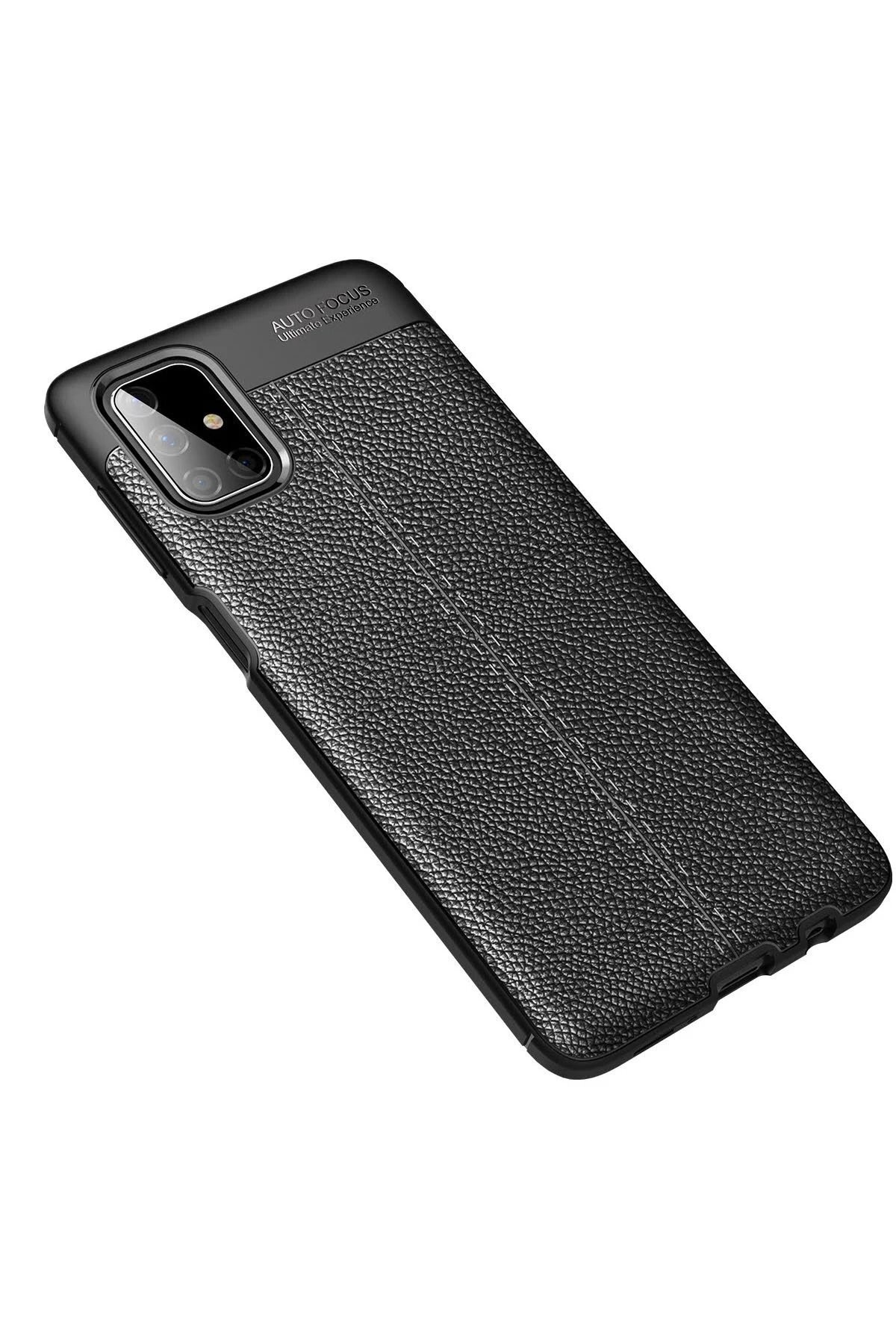 Samsung Galaxy M51 Kılıf Auto Focus Kapak - Siyah