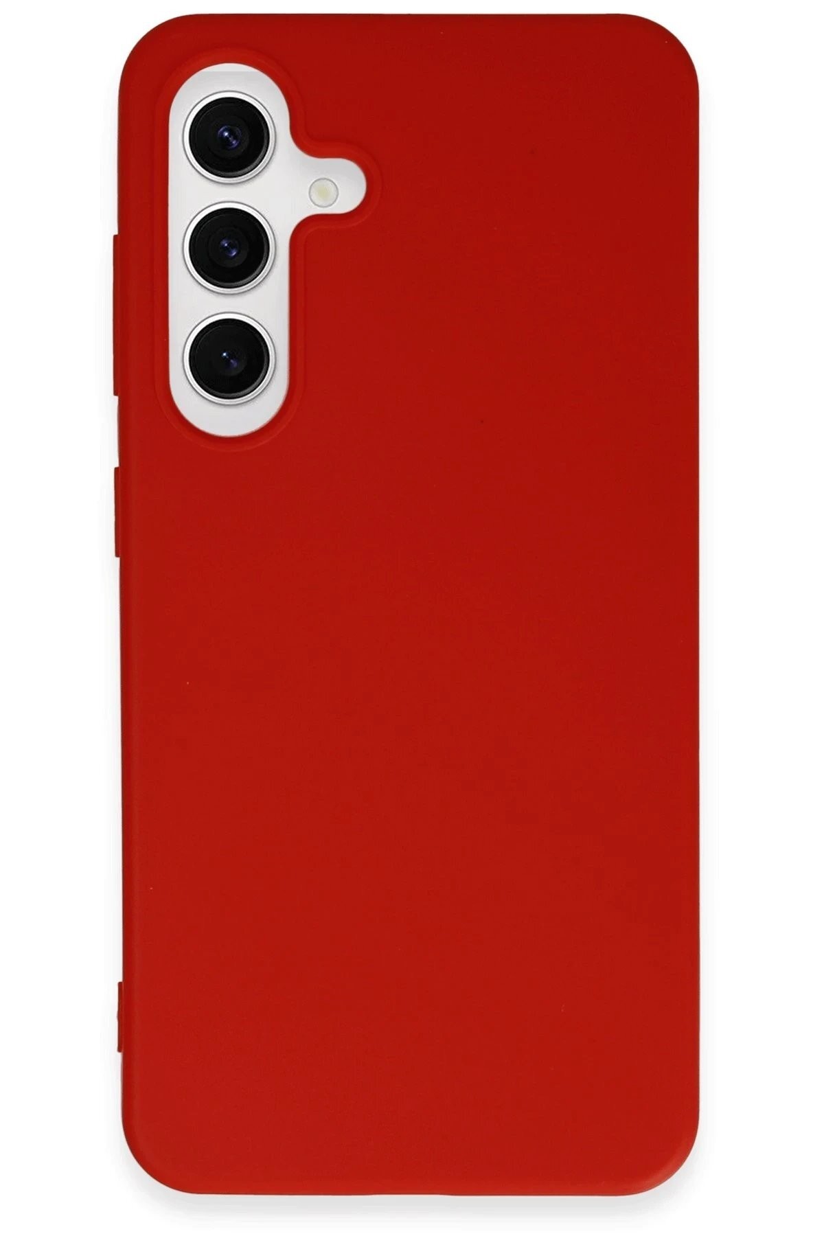 Samsung Galaxy S24 Kılıf First Silikon - Kırmızı