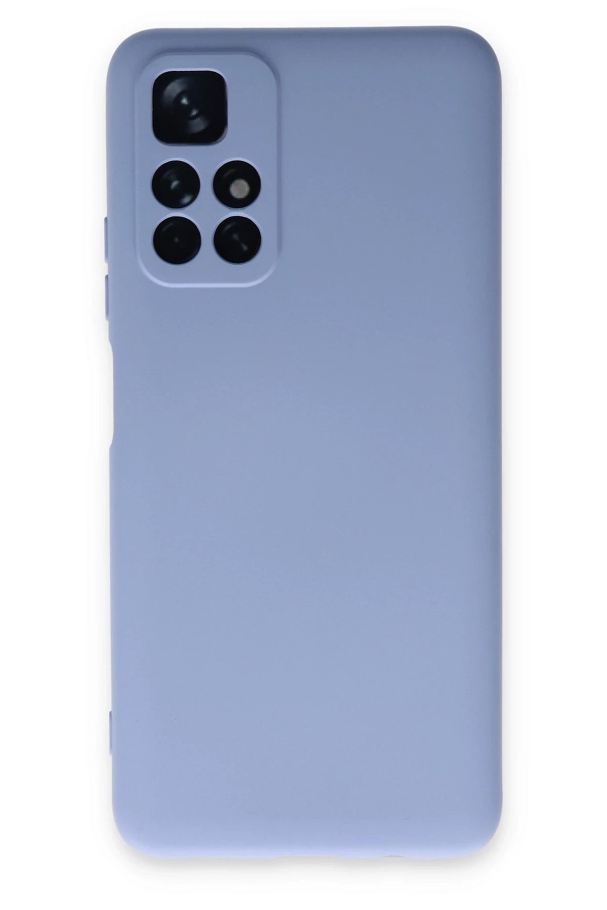 Xiaomi Redmi Note 11T Kılıf Nano içi Kadife Silikon - Lila