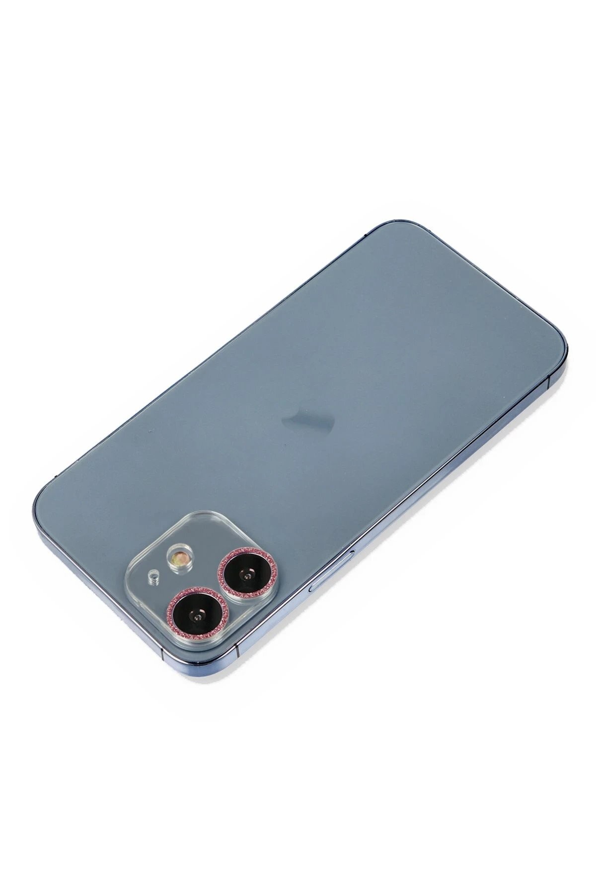 iPhone 12 Shine Kamera Lens Koruma Cam - Pembe