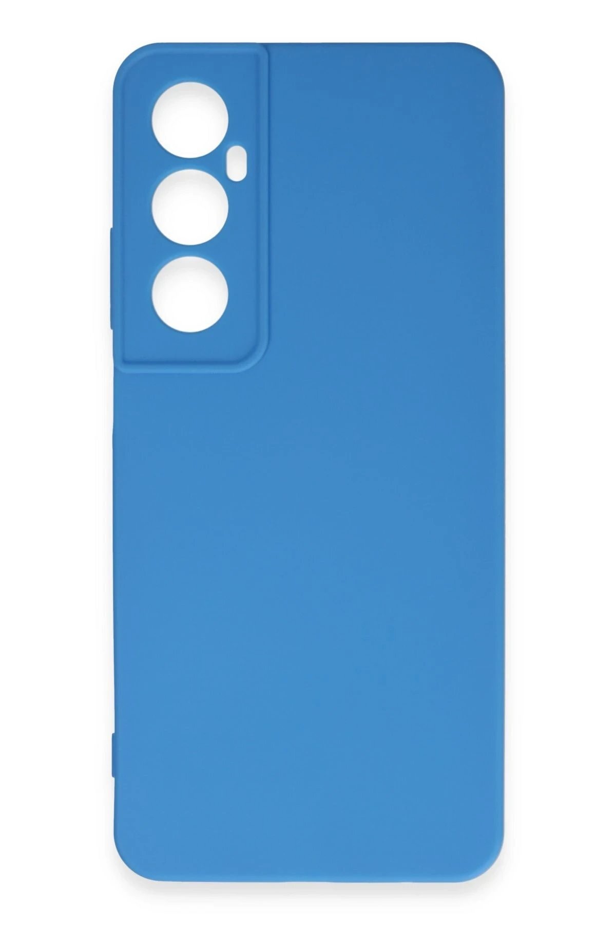 Realme C65 Kılıf First Silikon - Mavi