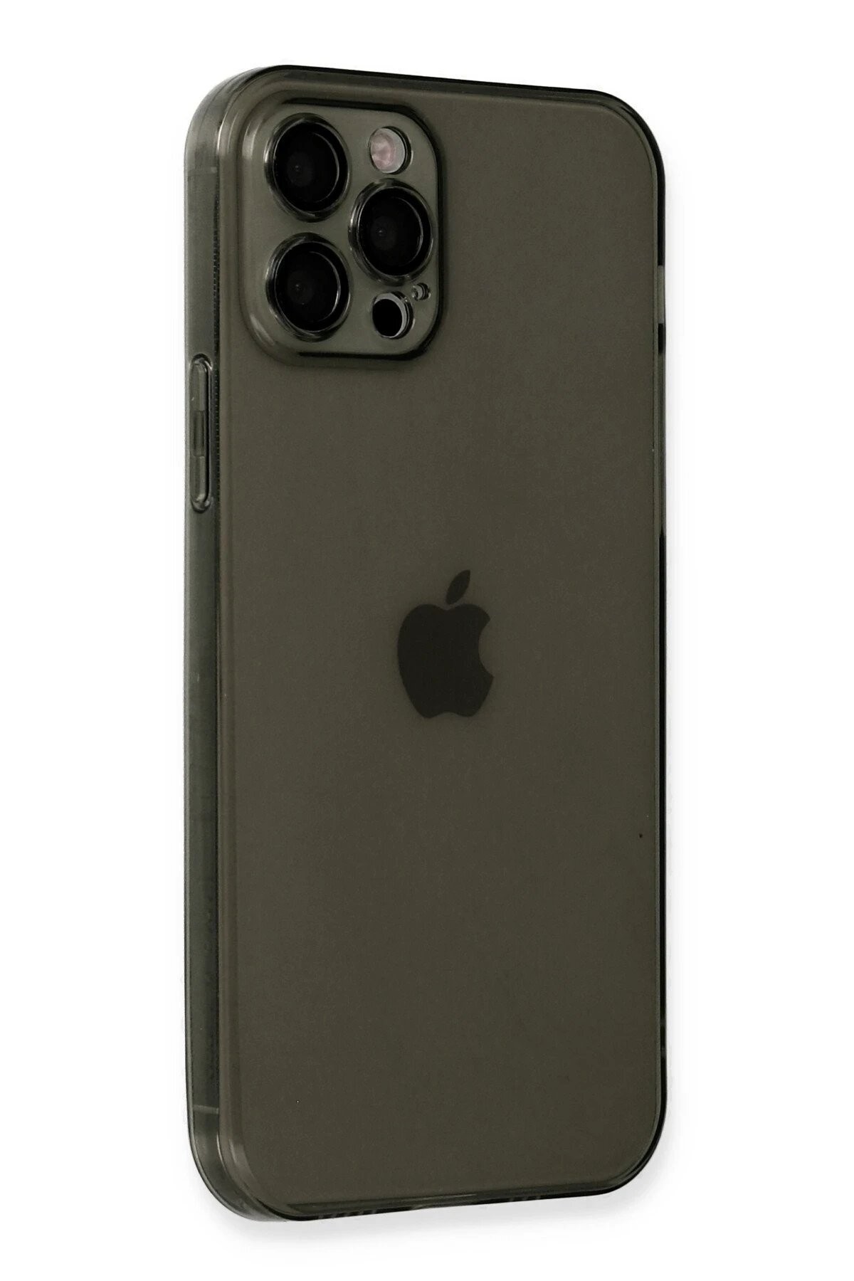iPhone 12 Pro Kılıf Fly Lens Silikon - Siyah
