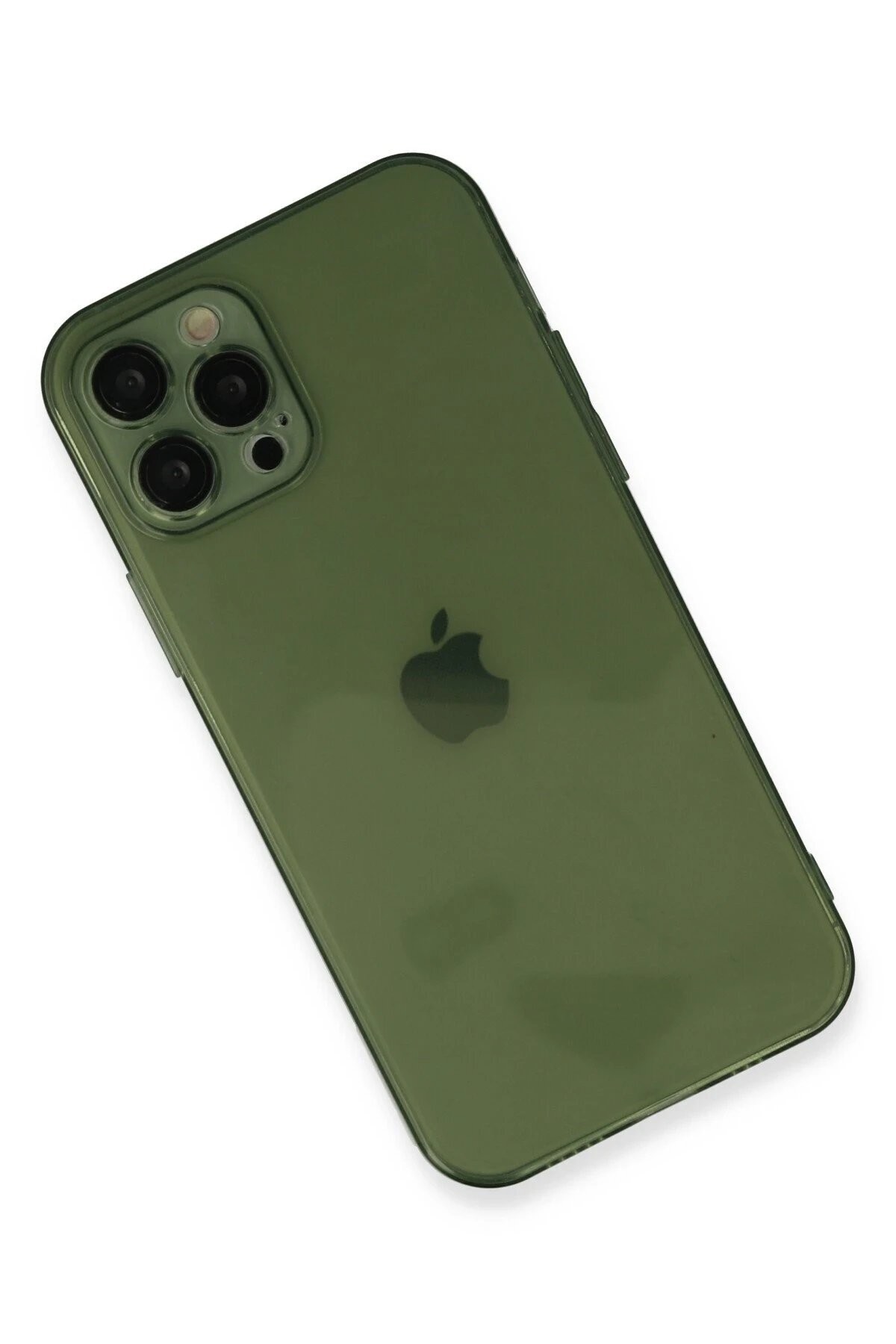 iPhone 12 Pro Kılıf Fly Lens Silikon - Yeşil