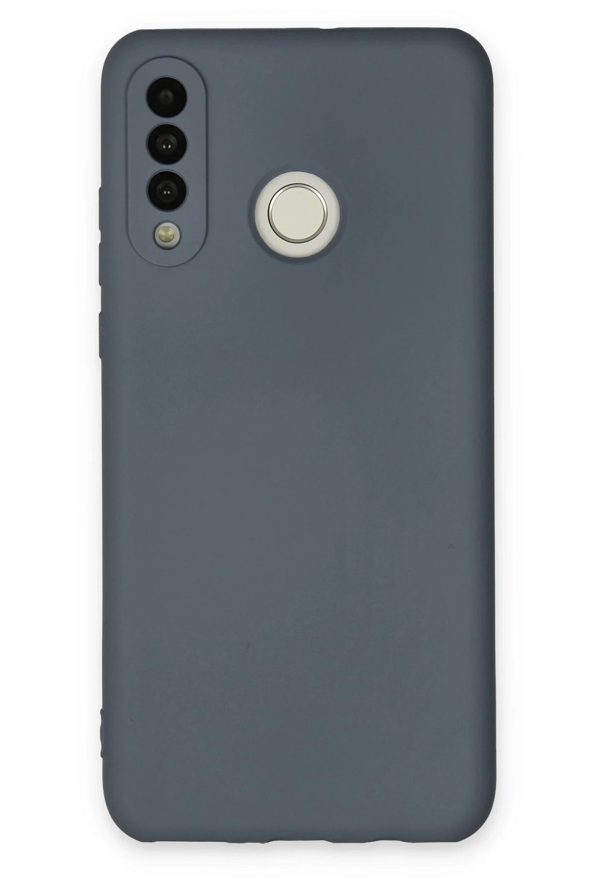 Huawei P30 Lite Kılıf Nano içi Kadife Silikon - Gri