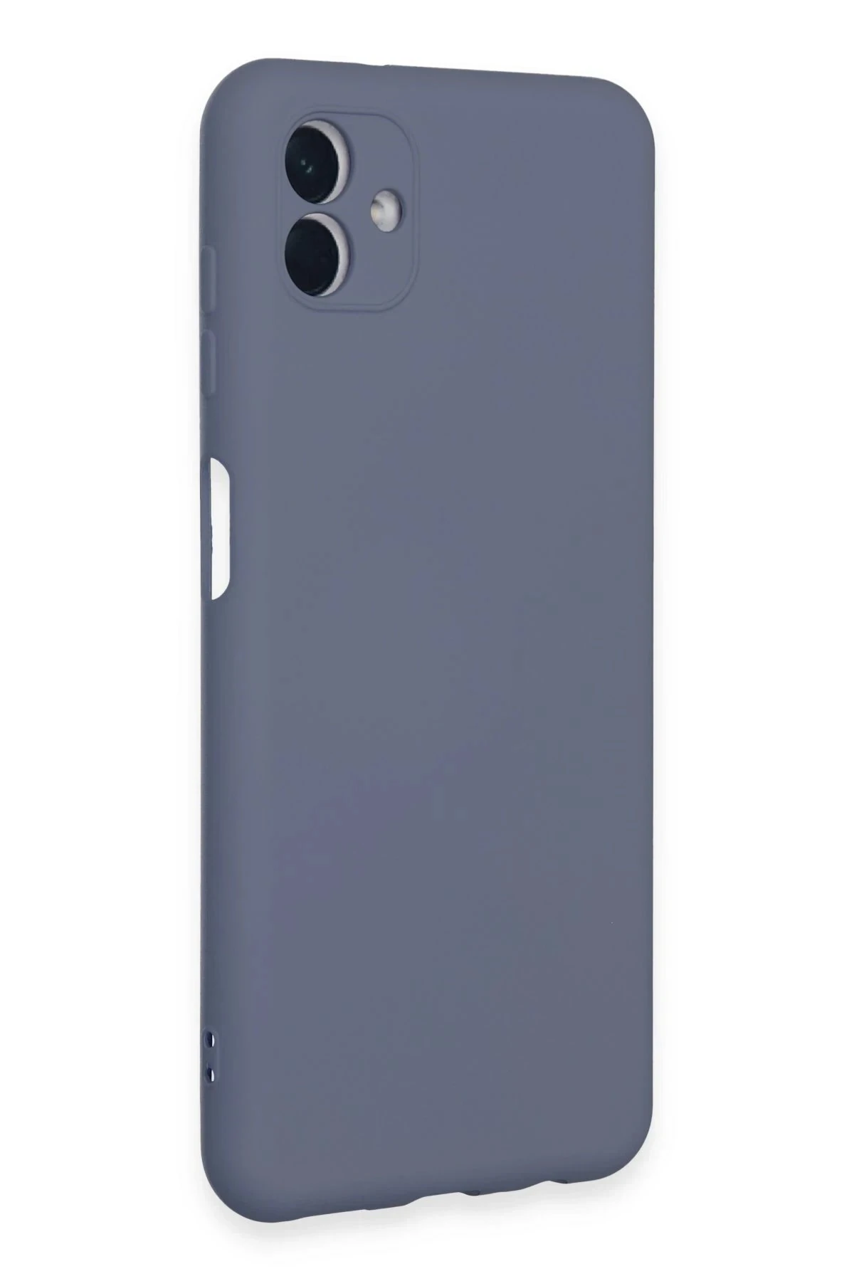 Samsung Galaxy A04E Kılıf Nano içi Kadife Silikon - Gri