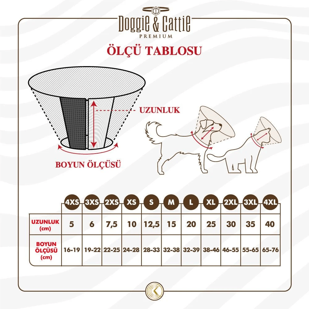 Doggie Comfort Köpek Yakalık M 15x32-38cm
