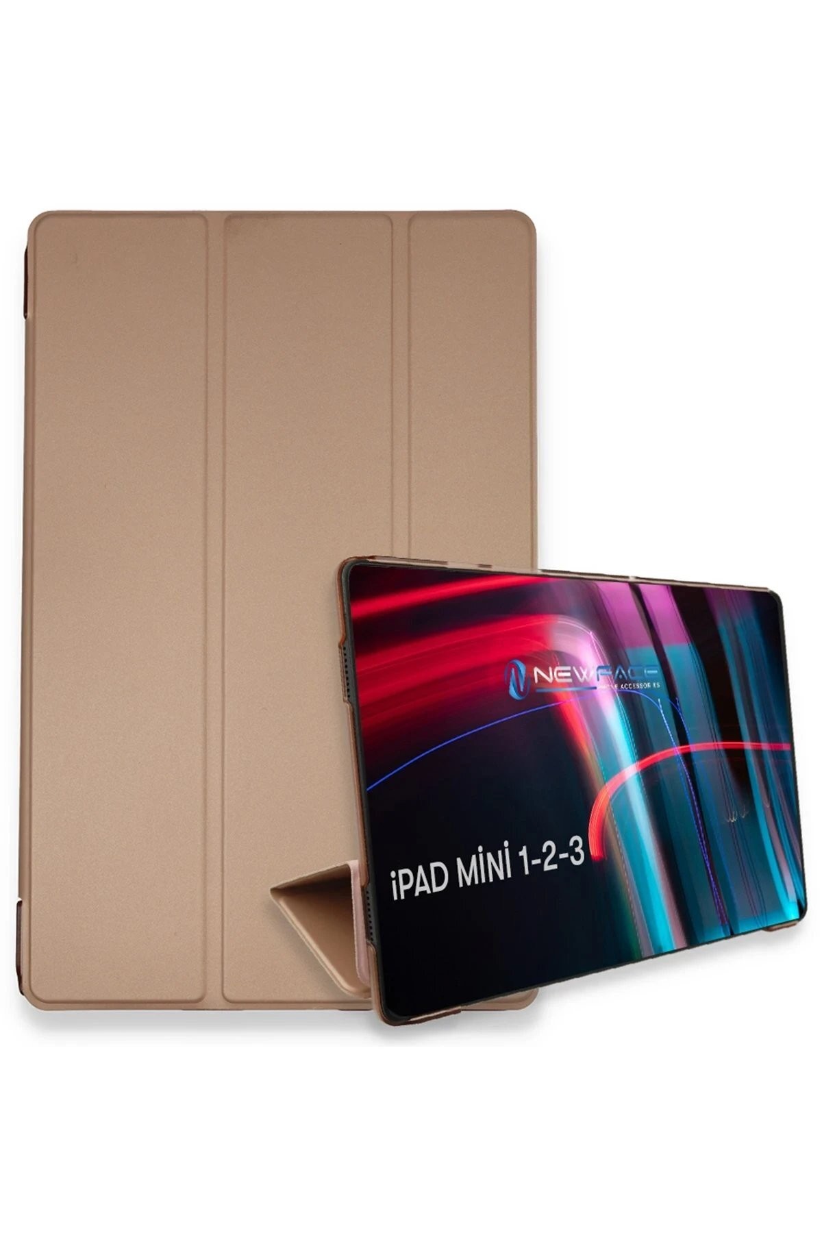iPad Mini 3 Kılıf Tablet Smart Kılıf - Rose Gold