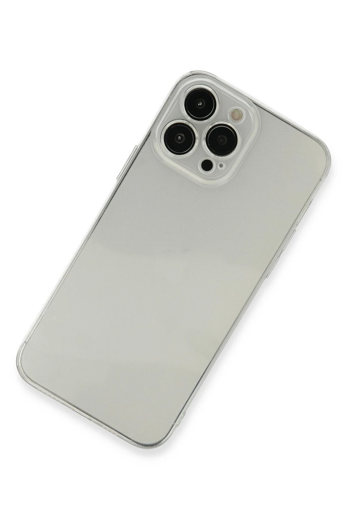 iPhone 13 Pro Max Kılıf Fly Lens Silikon - Şeffaf