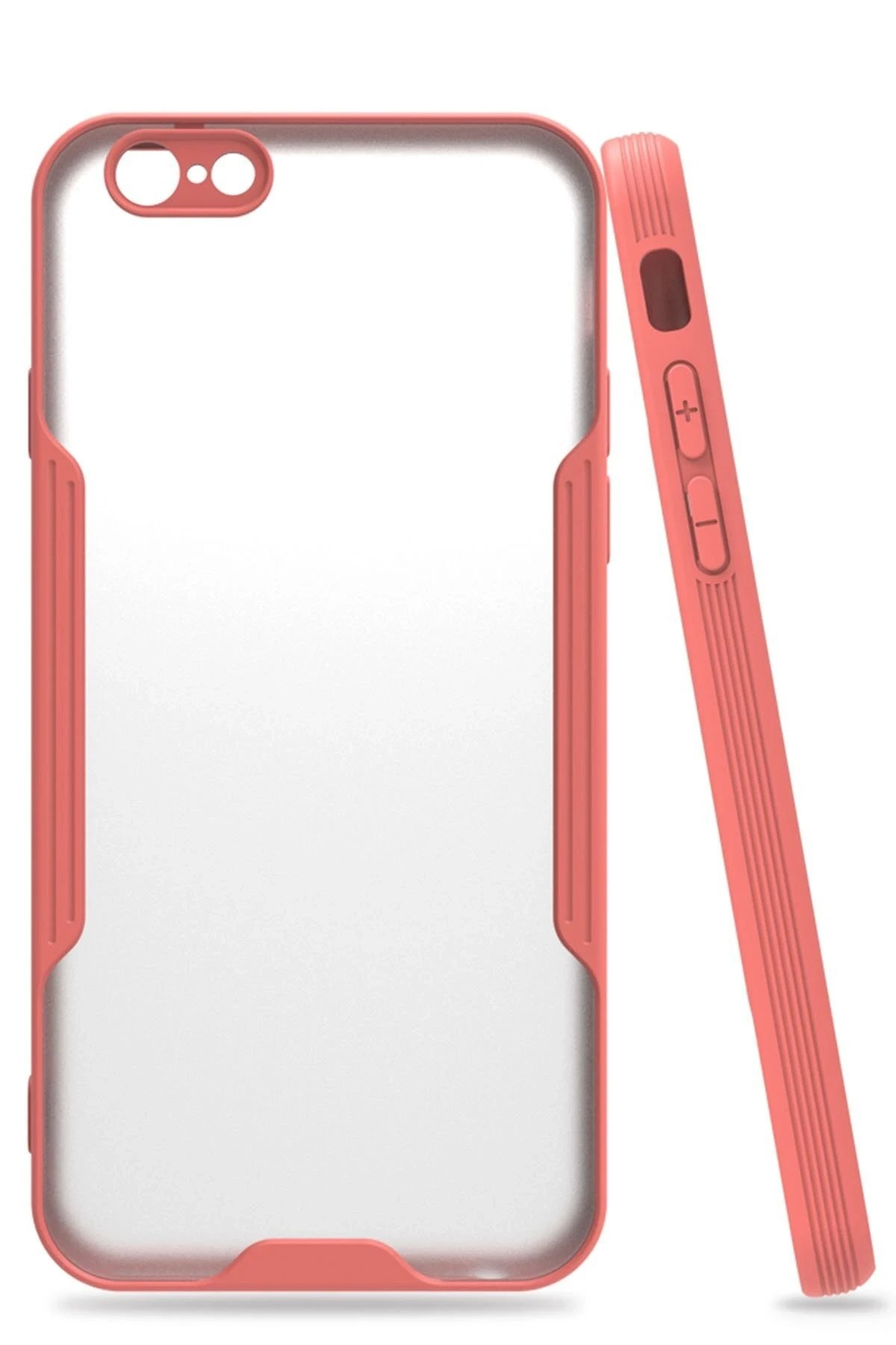 iPhone 6 Kılıf Platin Silikon - Pembe