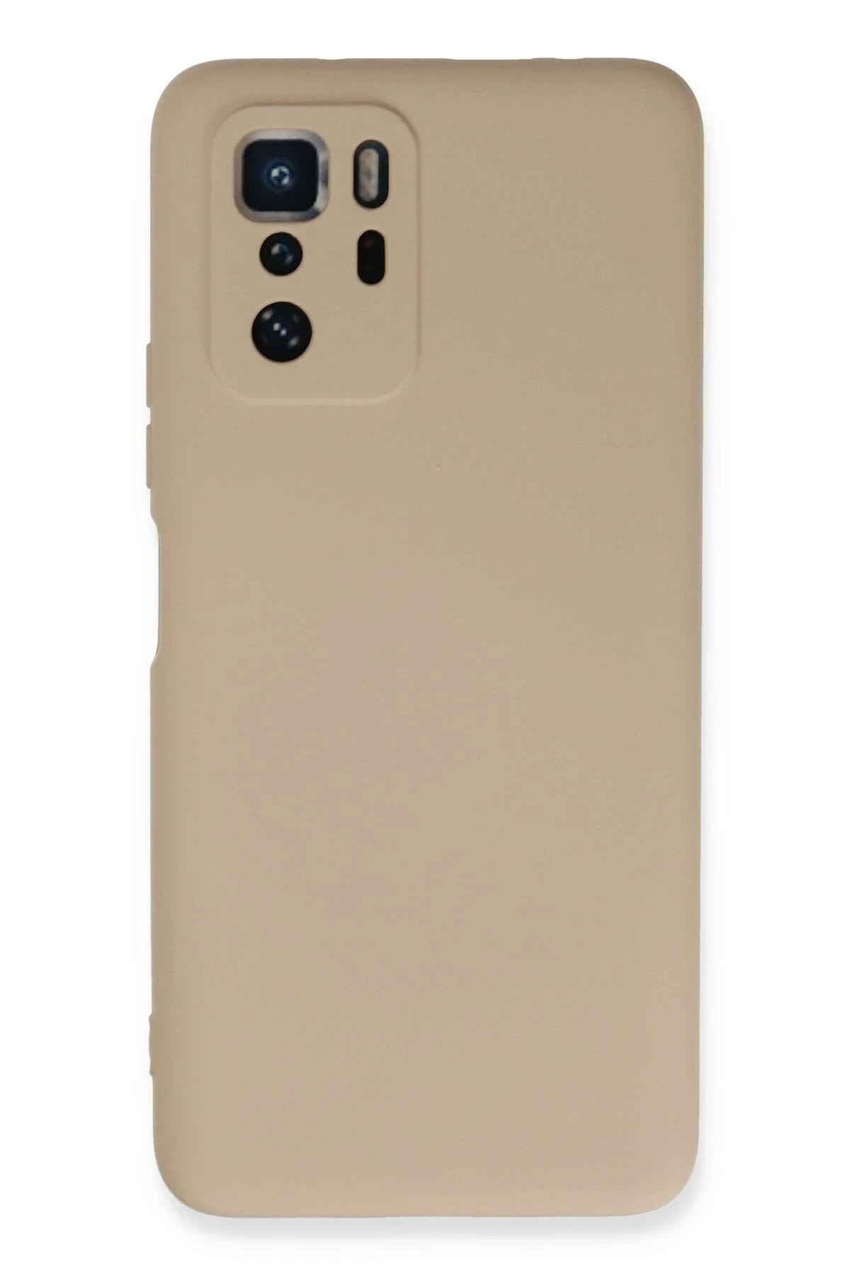 Xiaomi Poco X3 GT Kılıf Nano içi Kadife Silikon - Pudra