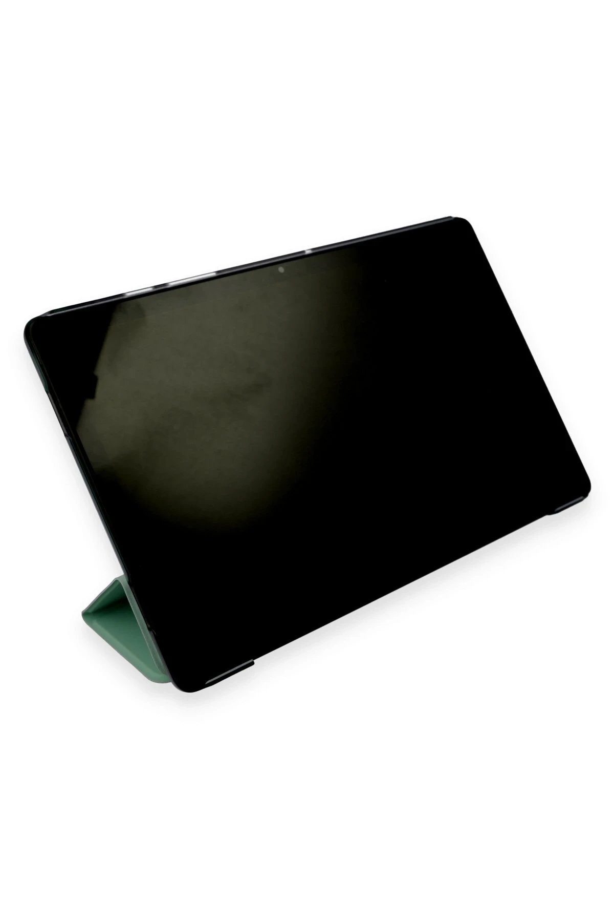 Samsung Galaxy T970 Tab S7 Plus 12.4 Kılıf Tablet Smart Kılıf - Koyu Yeşil