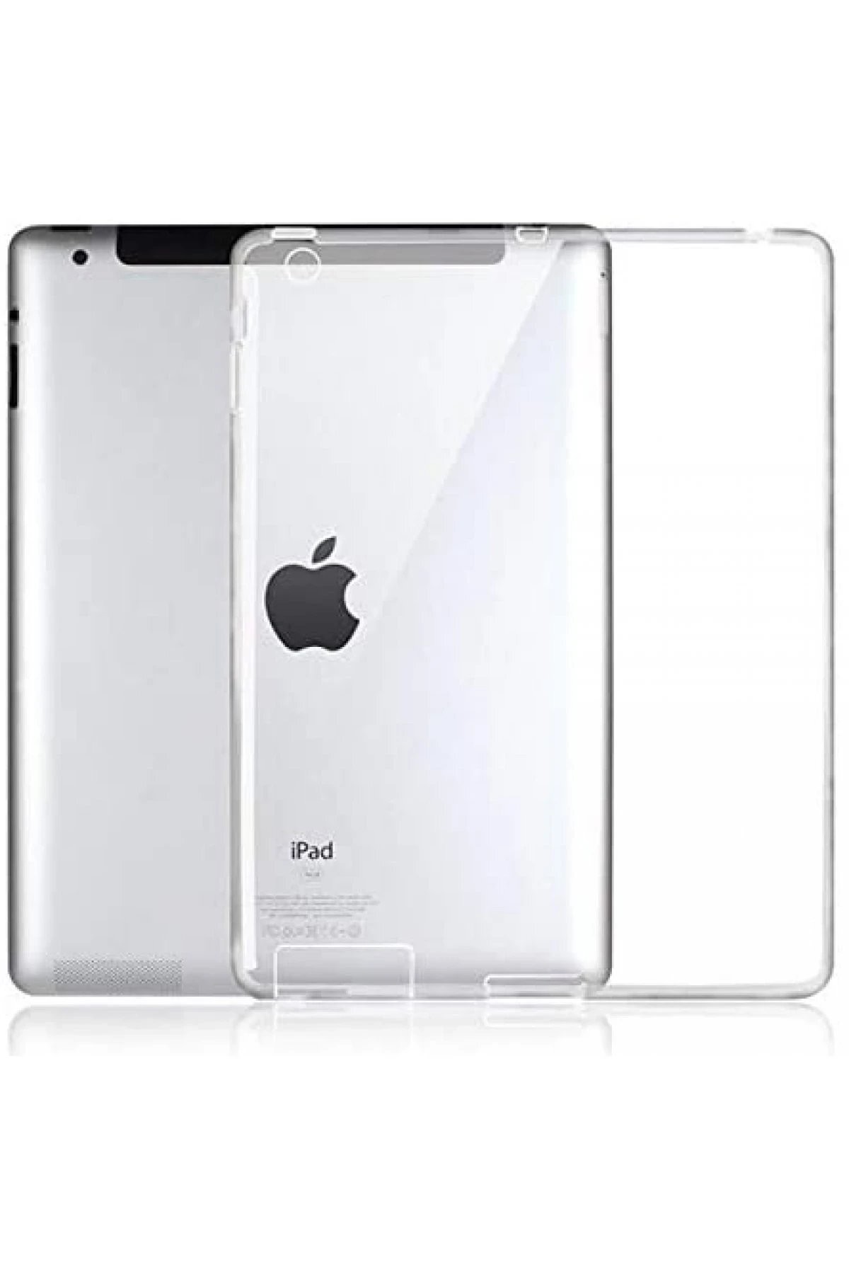 iPad 4 9.7 Kılıf Tablet Şeffaf Silikon