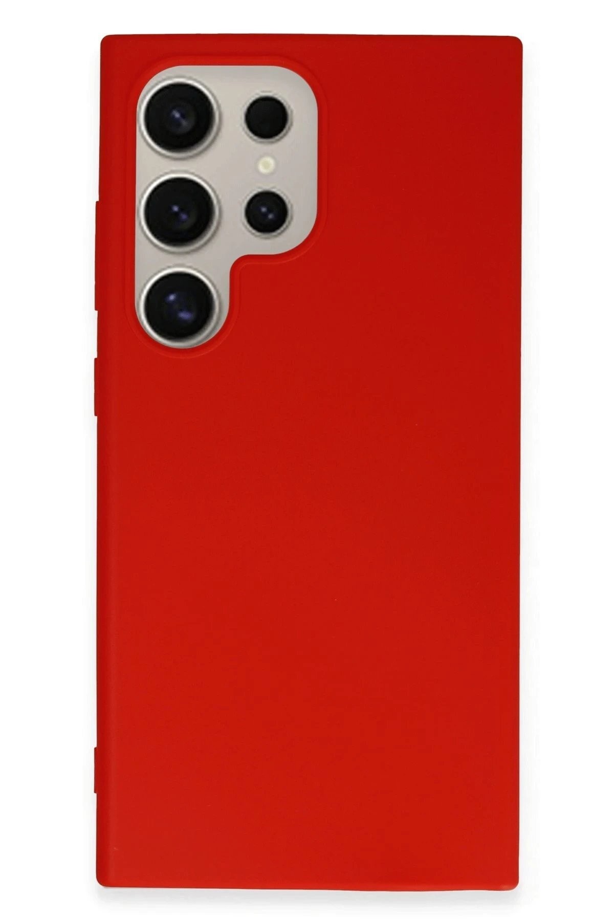 Samsung Galaxy S24 Ultra Kılıf First Silikon - Kırmızı