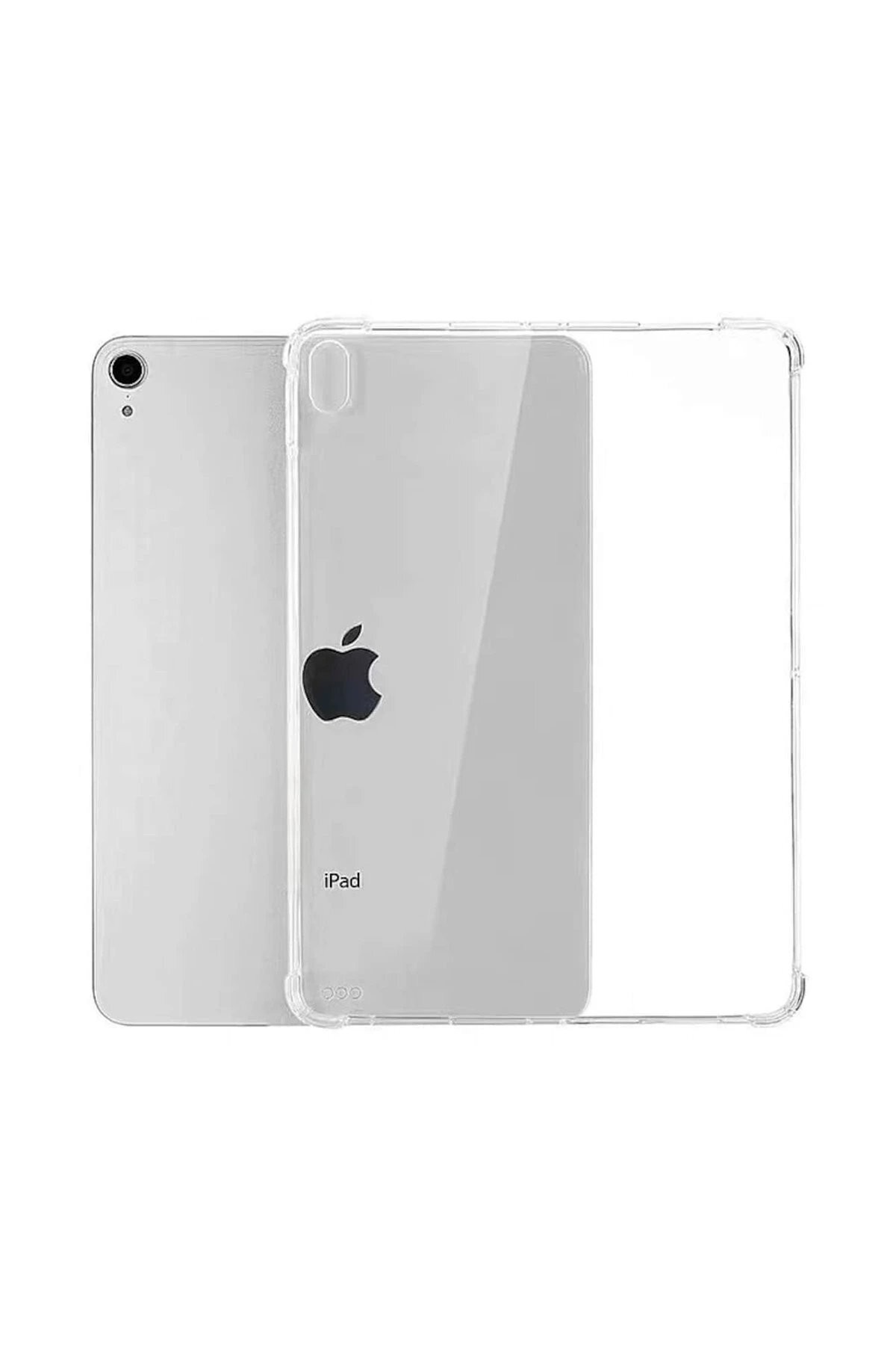 iPad Air 4 10.9 Kılıf Anti Şeffaf Tablet Silikon - Şeffaf