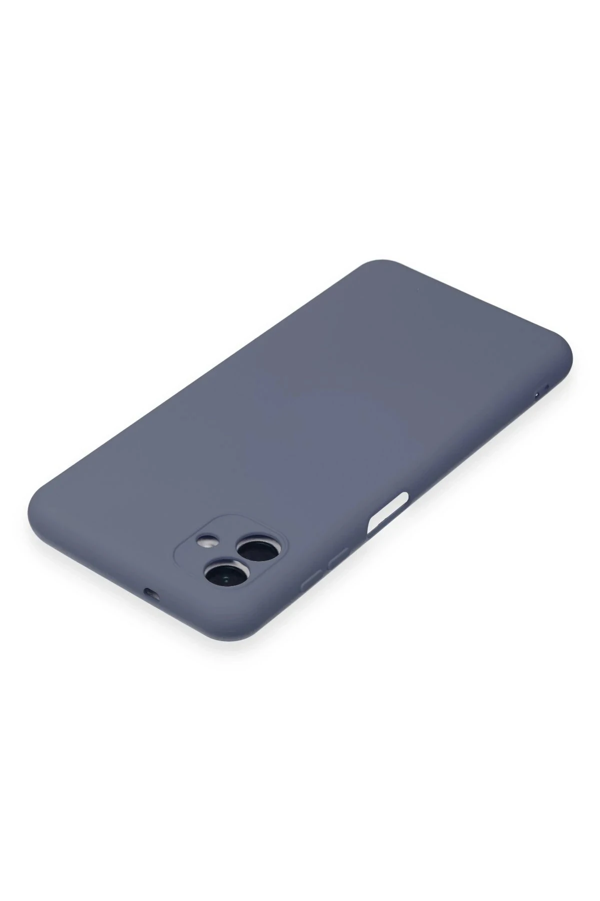 Samsung Galaxy A04E Kılıf Nano içi Kadife Silikon - Gri