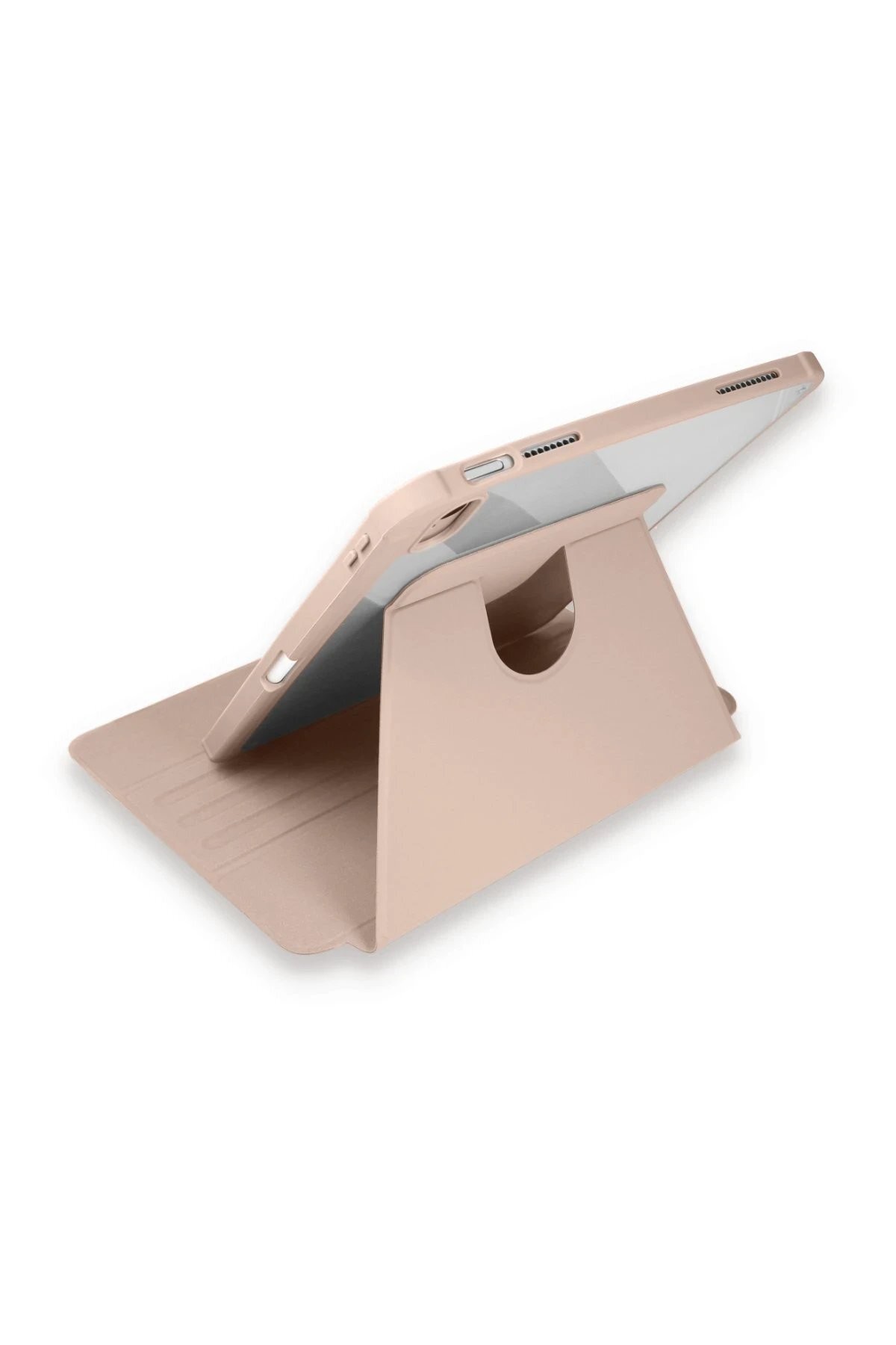 iPad 10.2 (7.nesil) Kılıf Starling 360 Kalemlikli Tablet Kılıf - Rose Gold