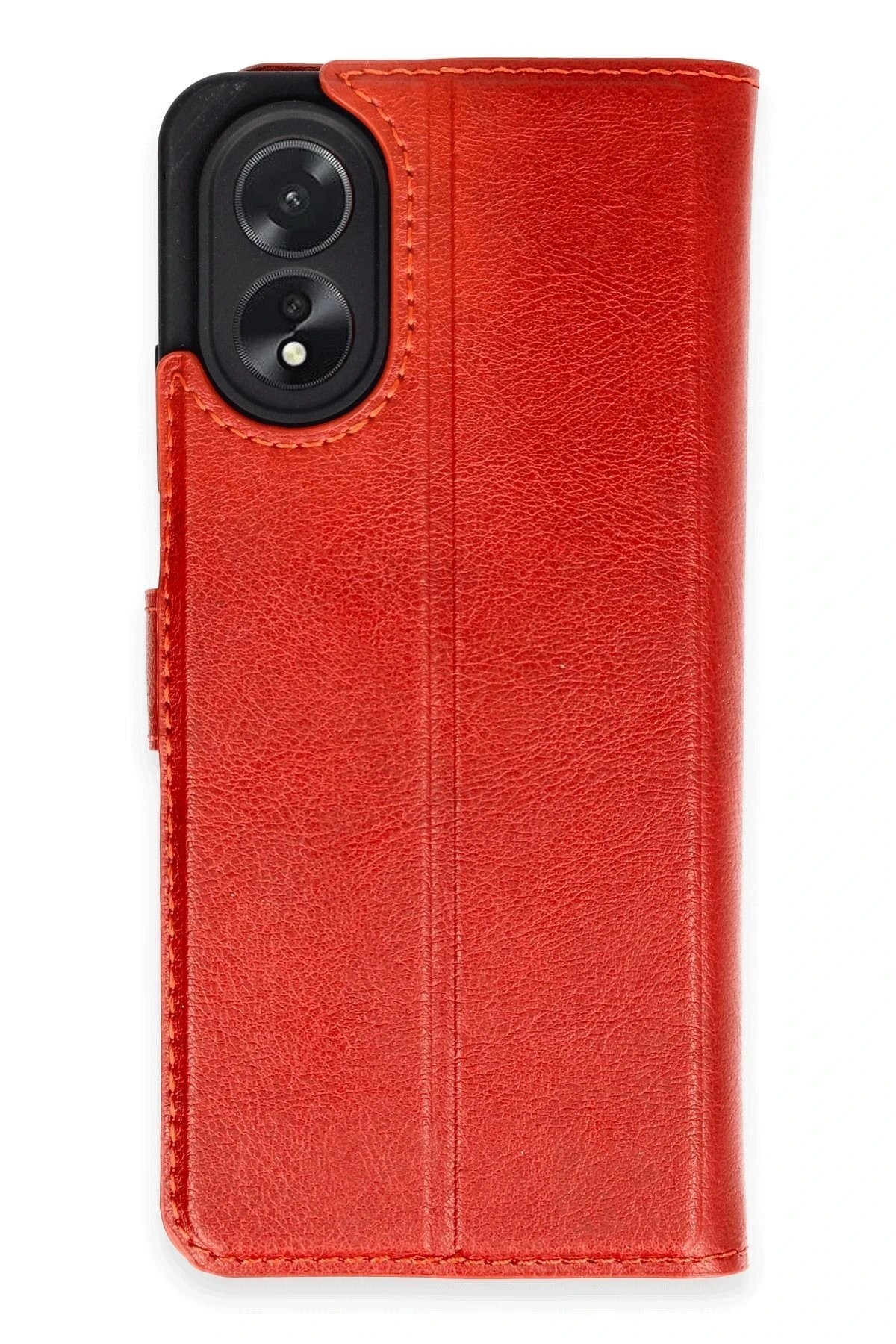 Oppo A38 Kılıf Trend S Plus Kapaklı Kılıf - Kırmızı