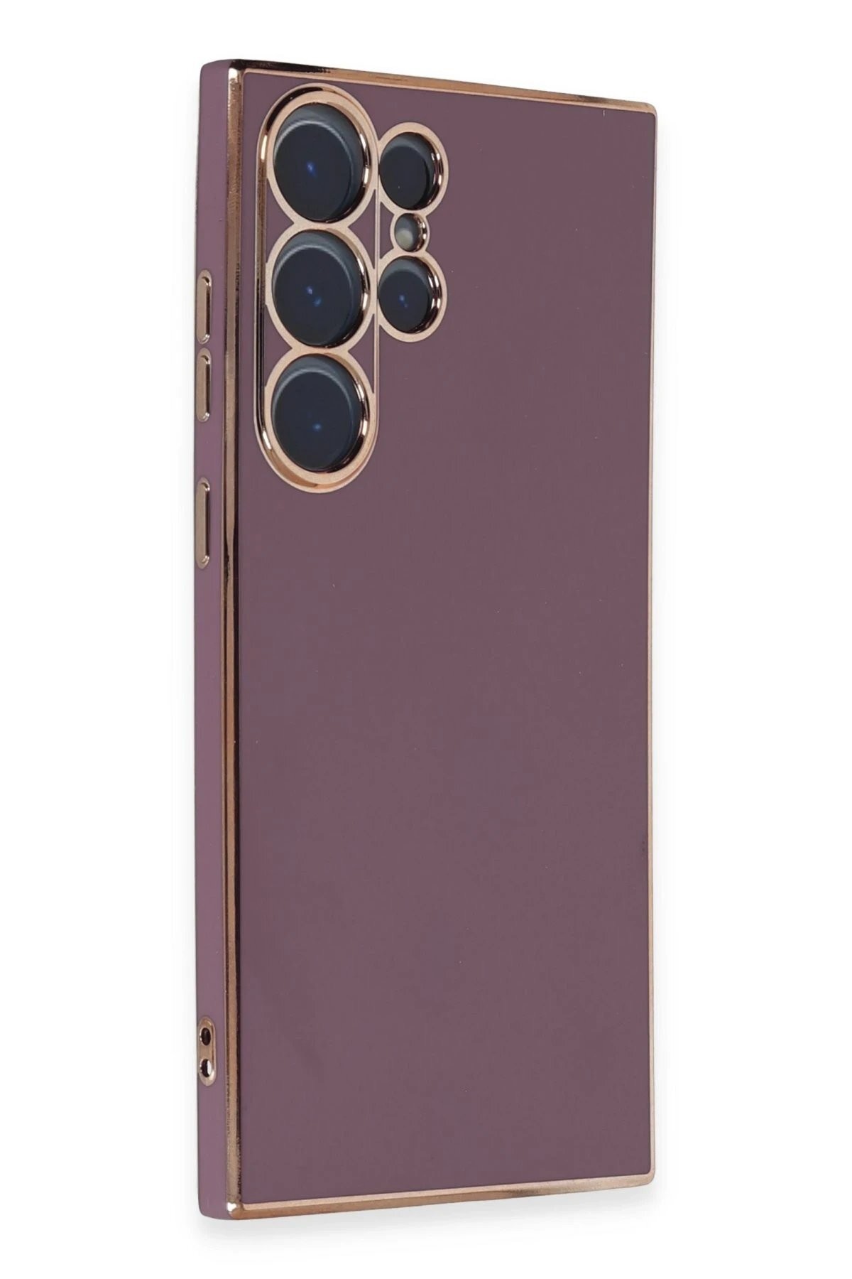 Samsung Galaxy S23 Ultra Kılıf Volet Silikon - Mor