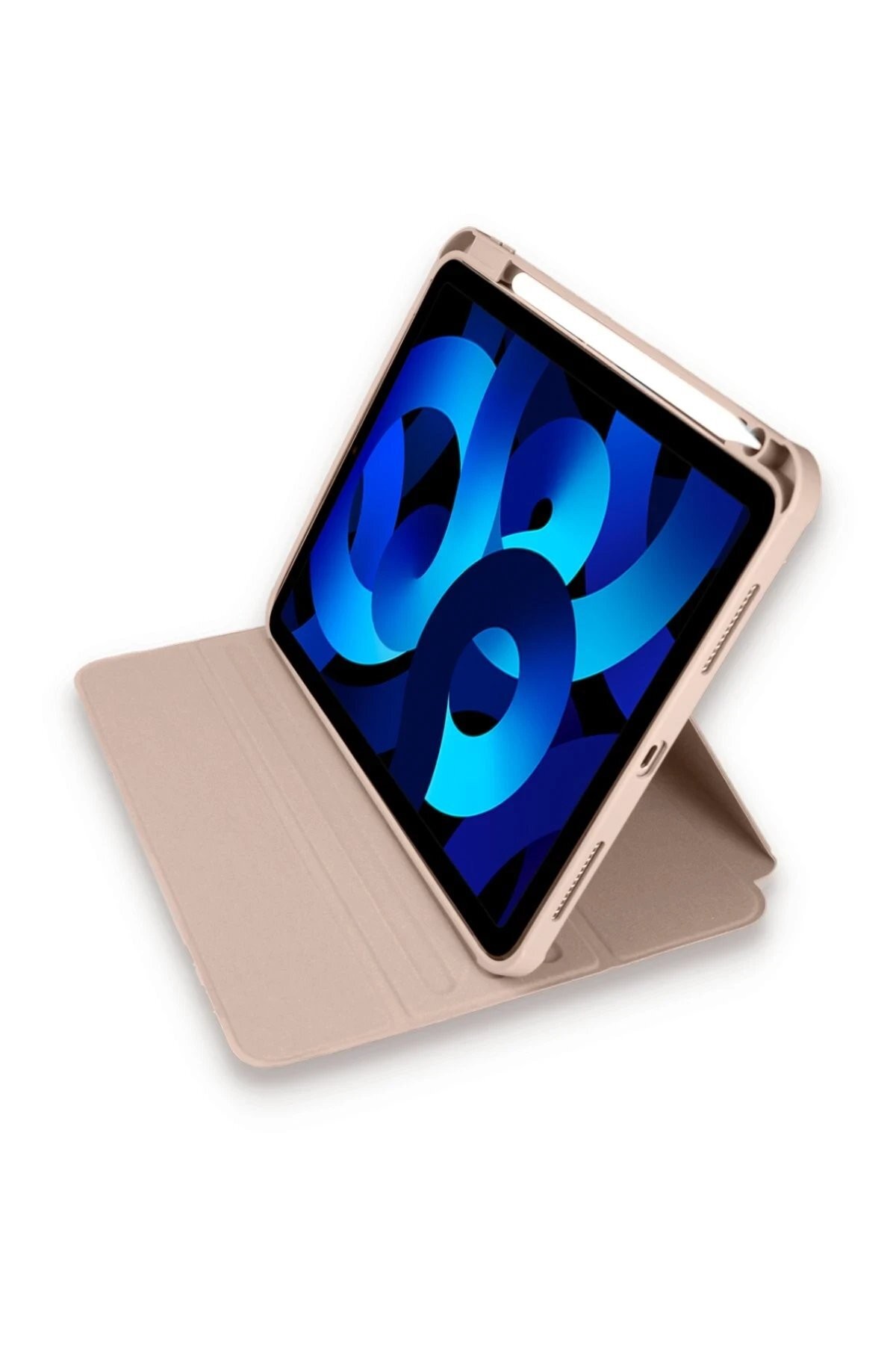 iPad 10.2 (7.nesil) Kılıf Starling 360 Kalemlikli Tablet Kılıf - Rose Gold