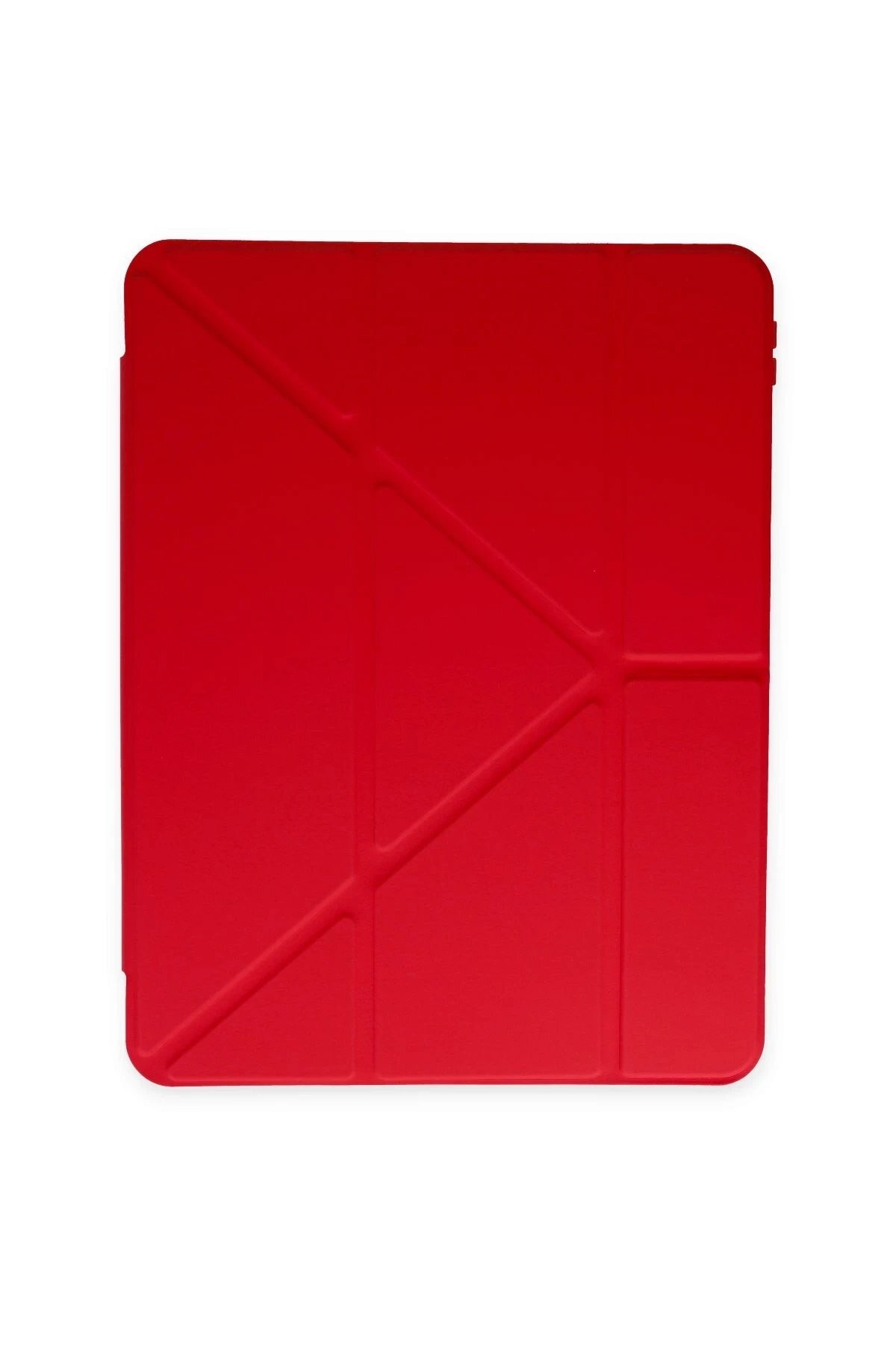 iPad Pro 11 (2018) Kılıf Kalemlikli Mars Tablet Kılıfı - Kırmızı