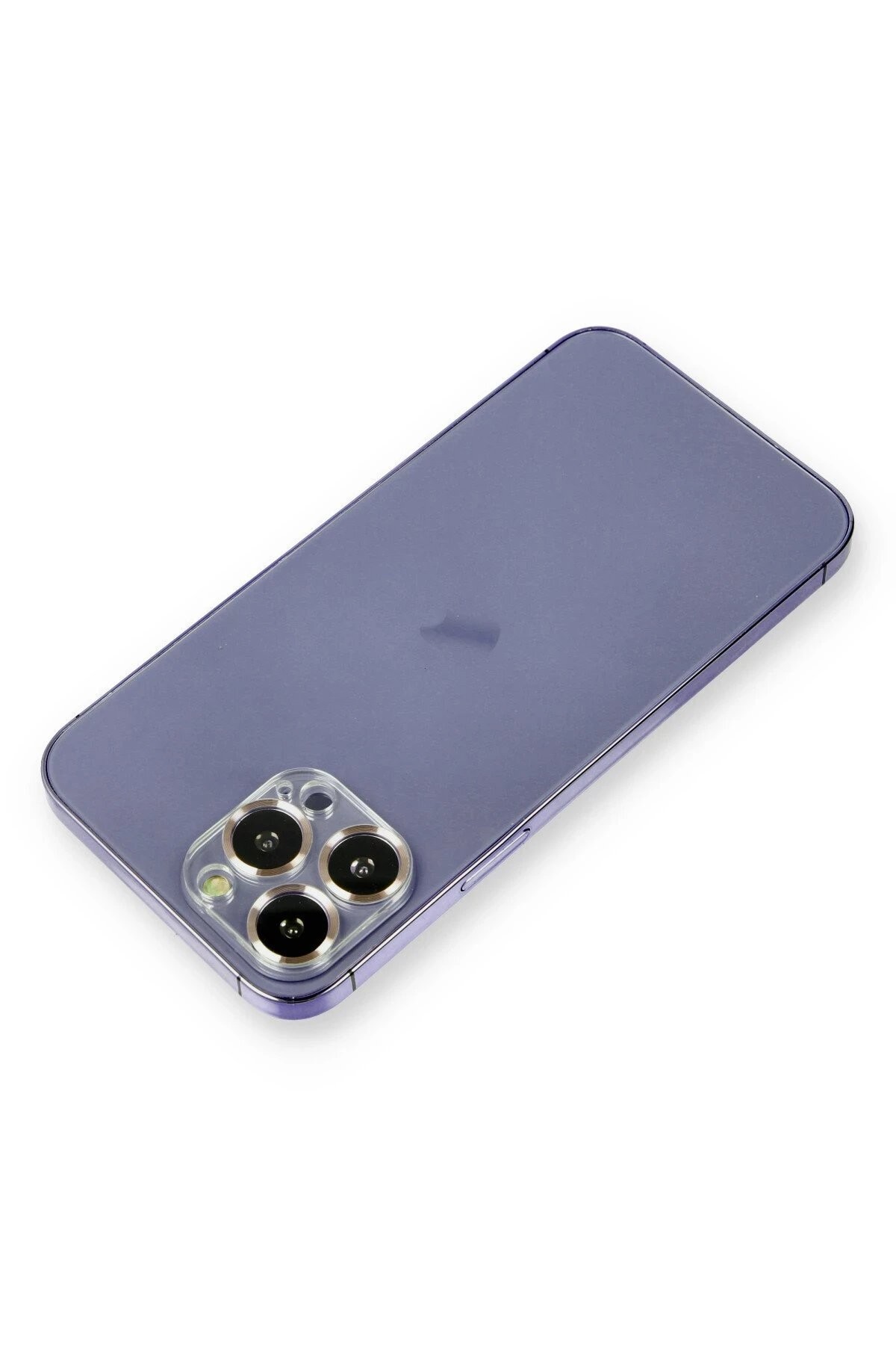iPhone 14 Pro Metal Kamera Lens Koruma Cam - Gold