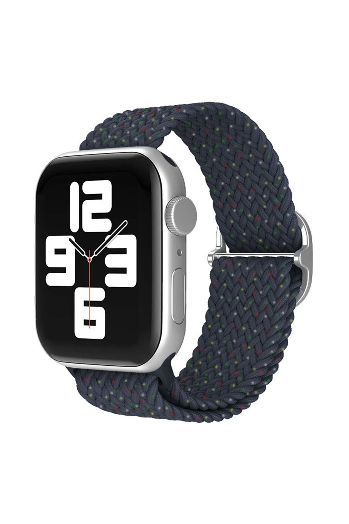 Apple Watch 42mm Star Kordon - Benekli Lacivert