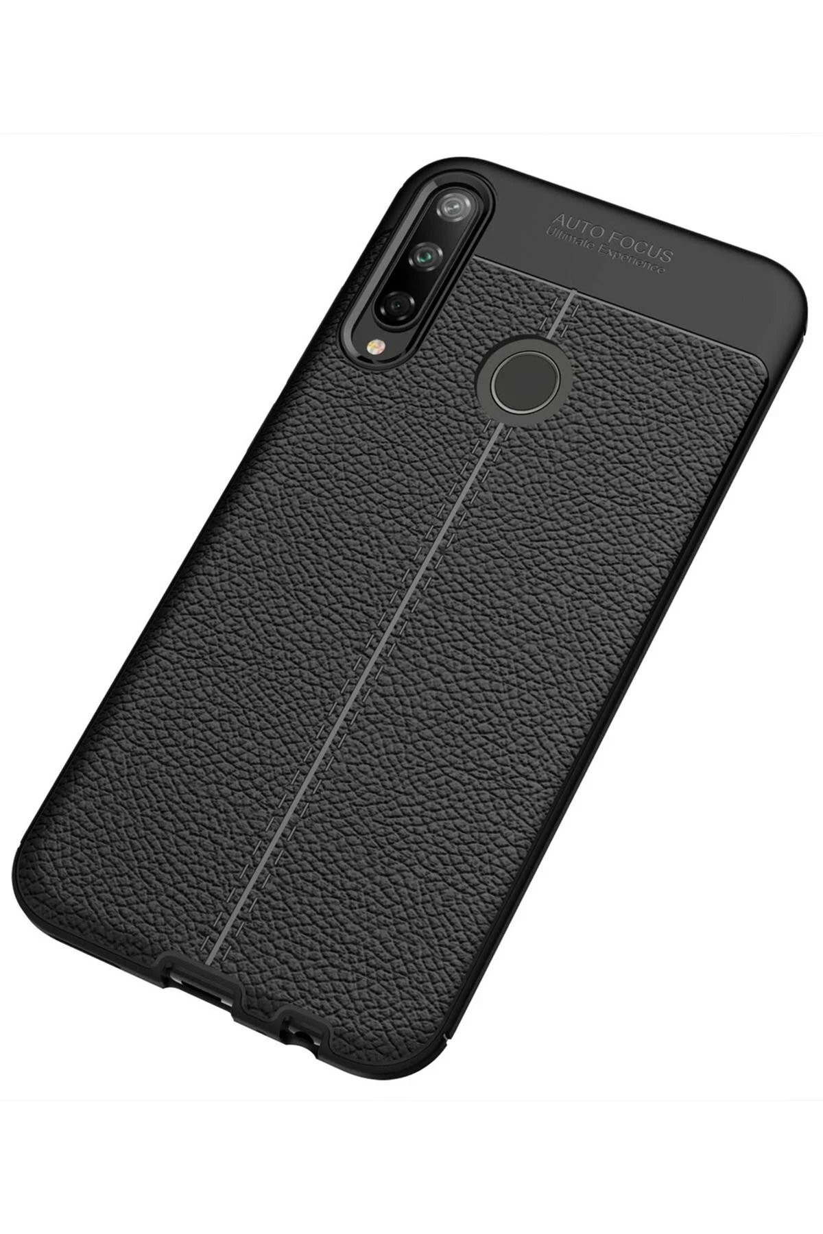 Huawei P40 Lite E Kılıf Auto Focus Kapak - Siyah