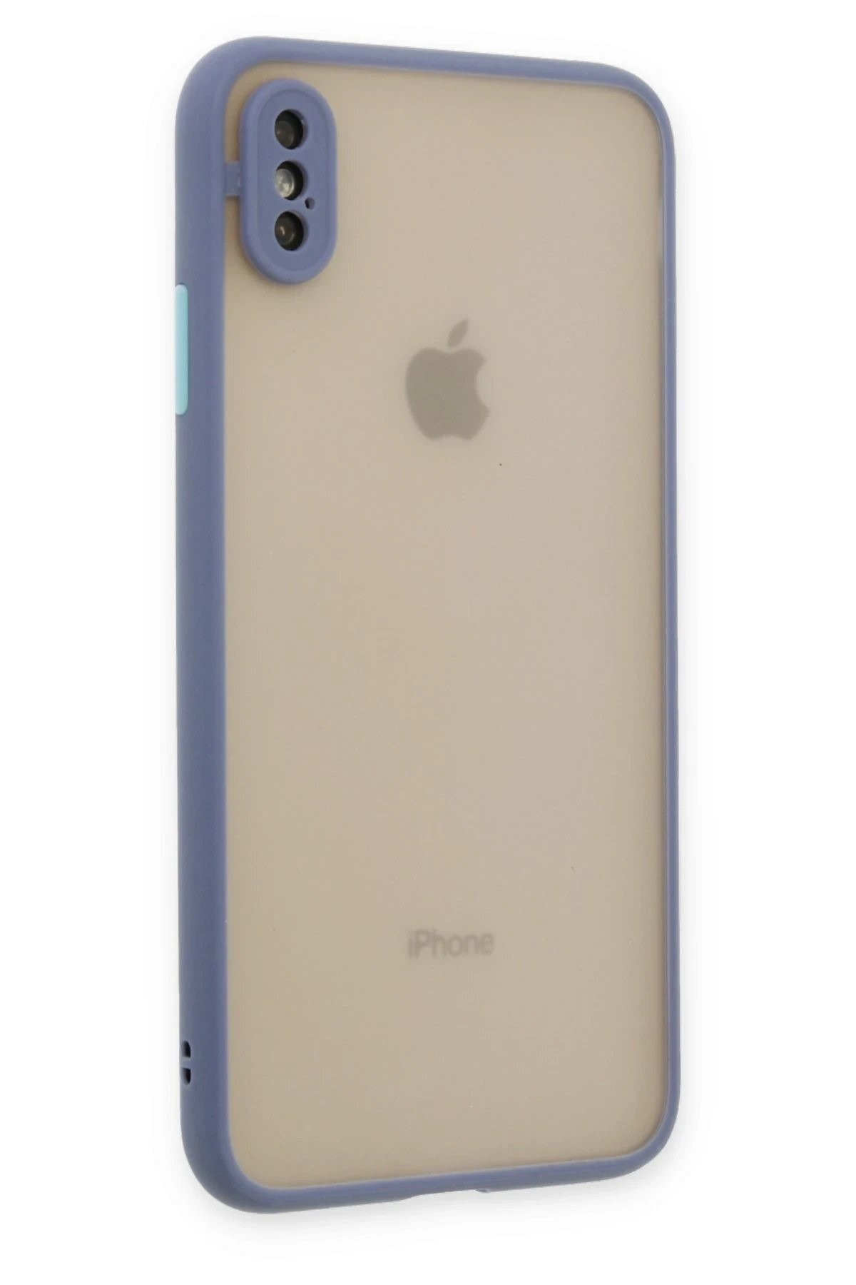 iPhone X Kılıf Montreal Silikon Kapak - Gri