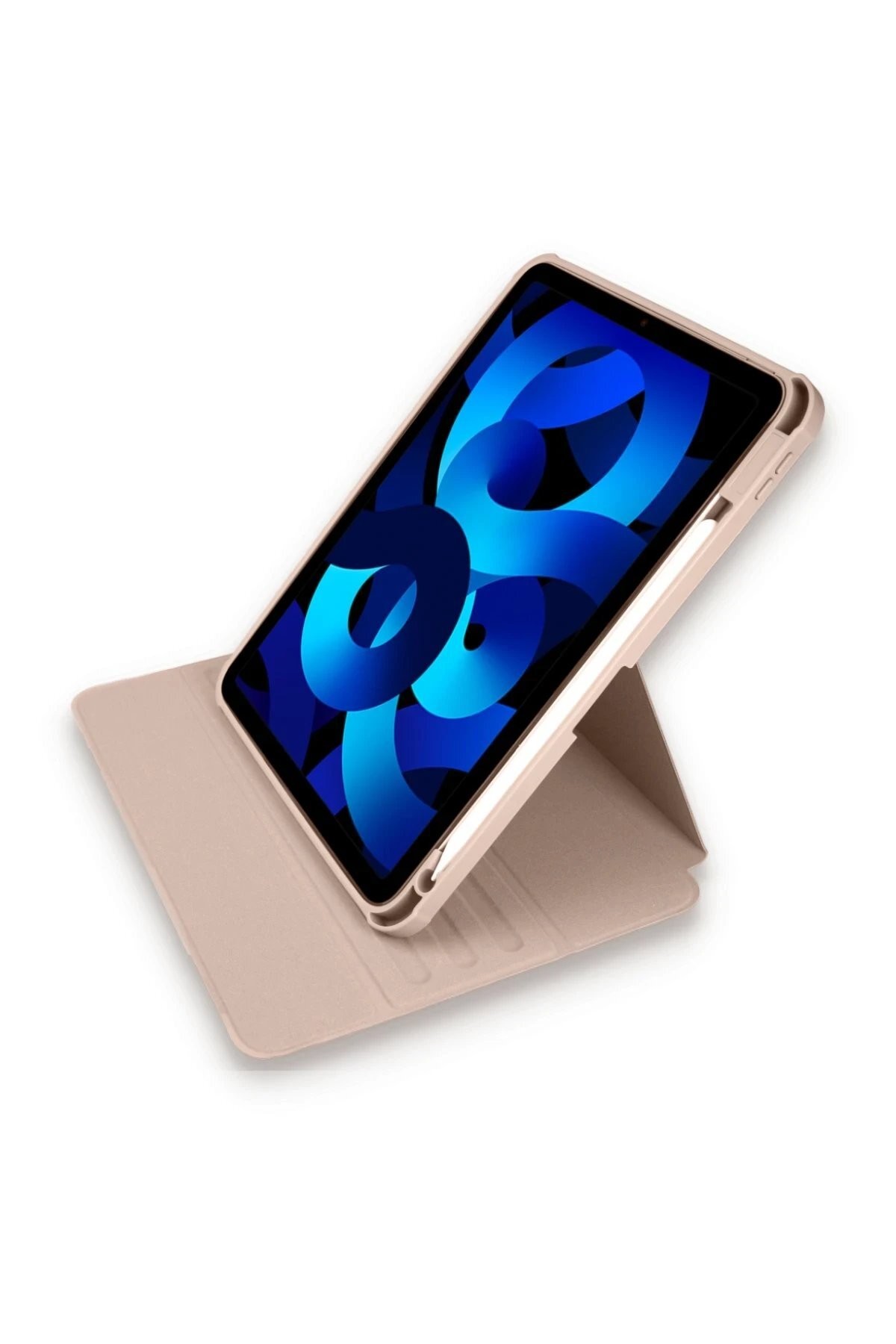 iPad 10.2 (7.nesil) Kılıf Starling 360 Kalemlikli Tablet Kılıf - Rose Gold