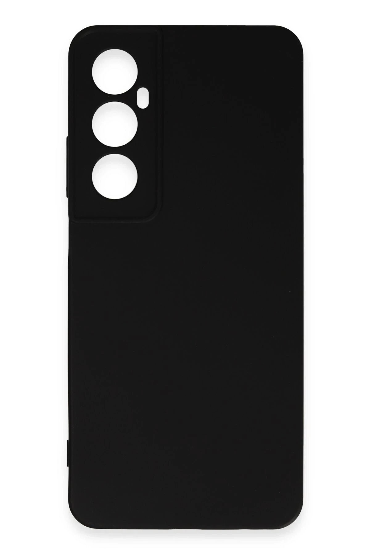 Realme C65 Kılıf First Silikon - Siyah