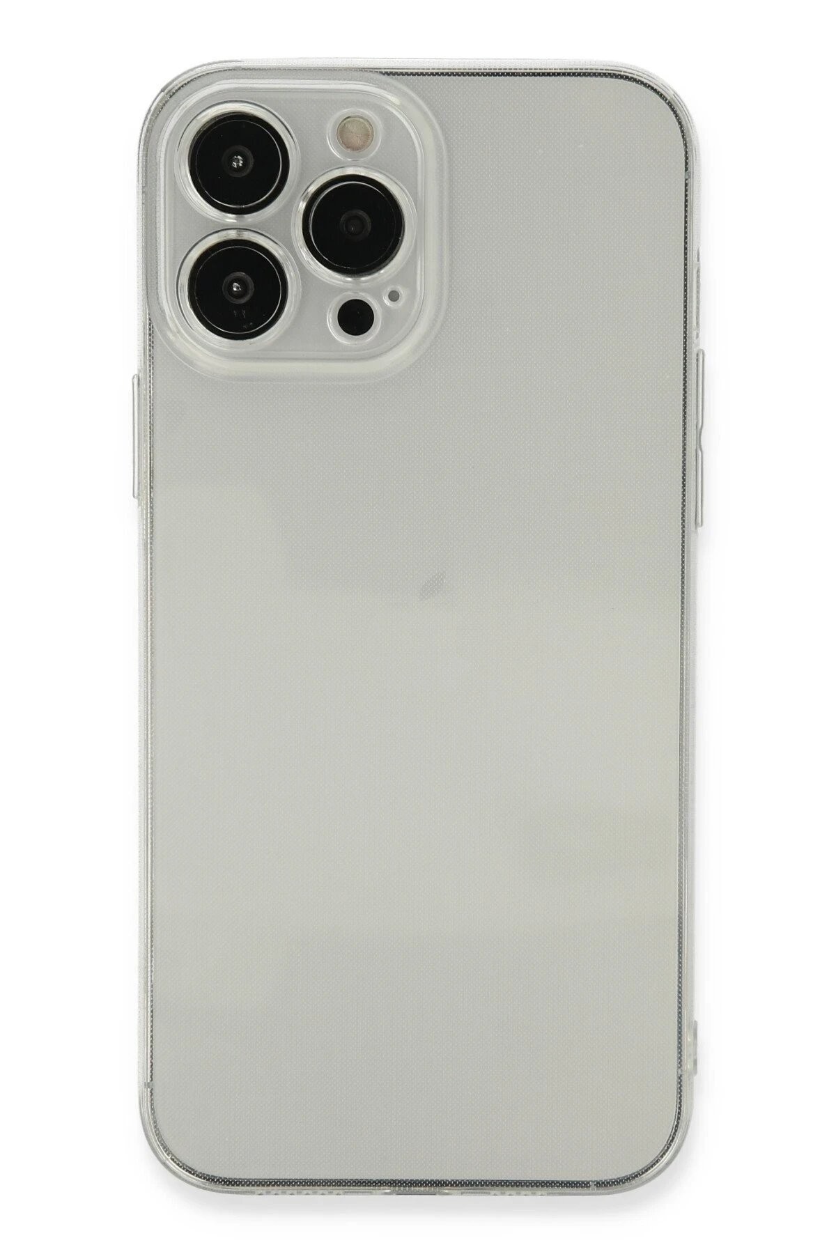 iPhone 13 Pro Max Kılıf Fly Lens Silikon - Şeffaf