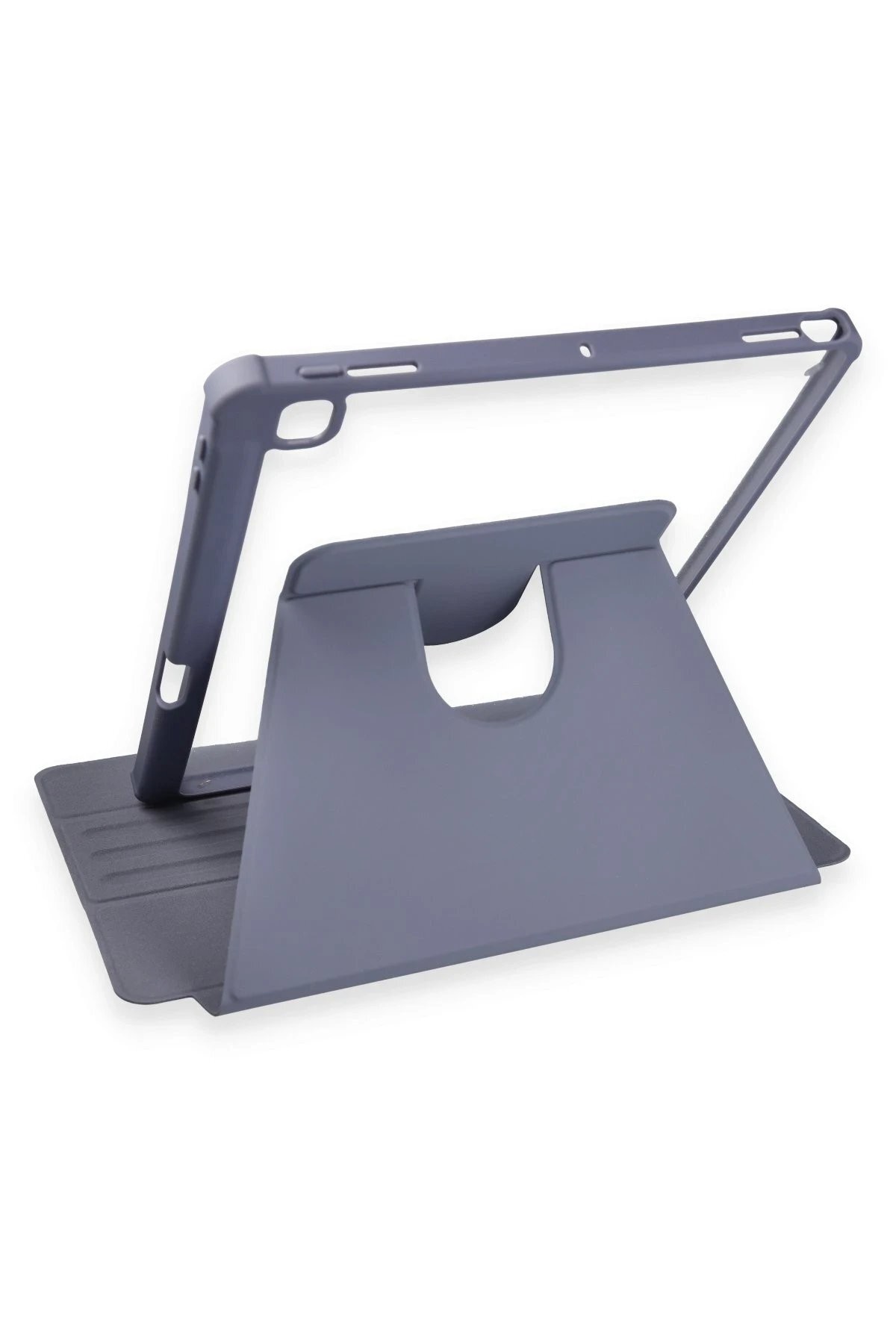 iPad 10.2 (7.nesil) Kılıf Starling 360 Kalemlikli Tablet Kılıf - Lila