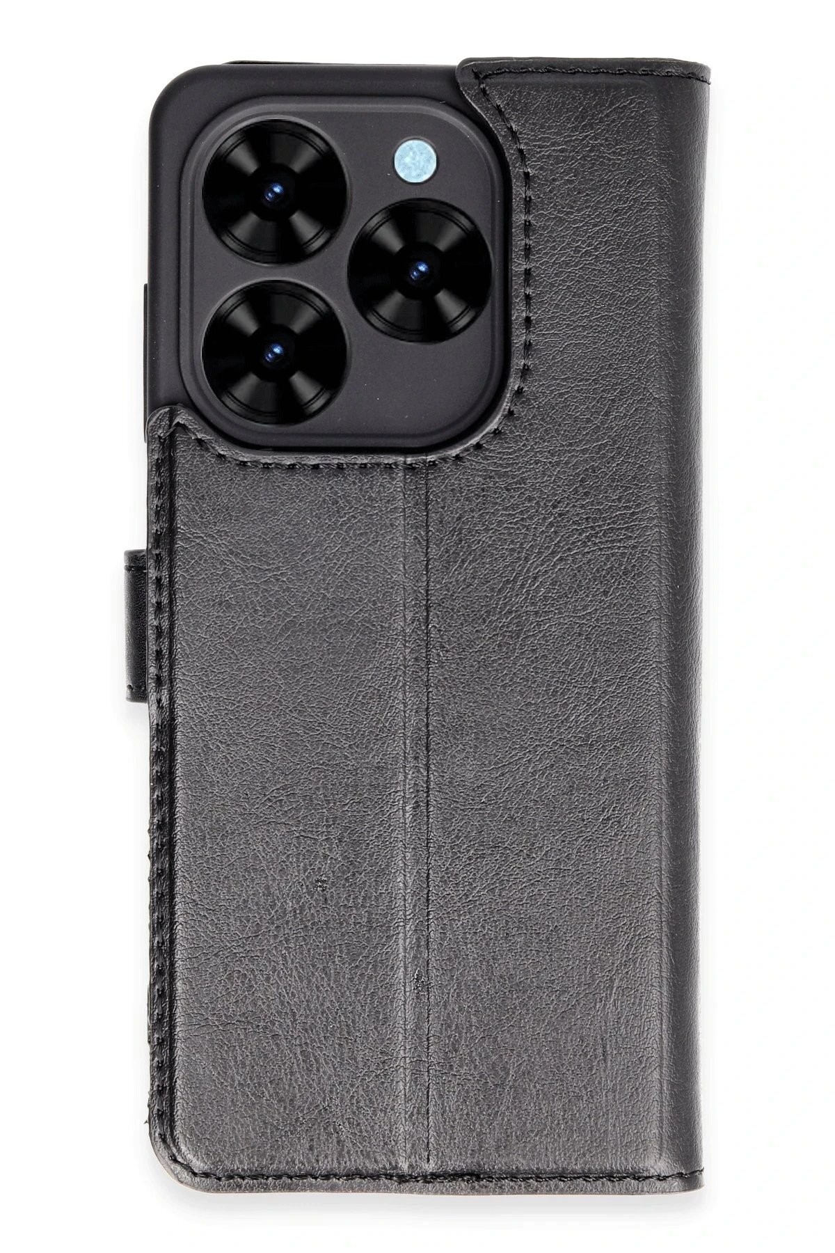 Tecno Spark Go 2024 Kılıf Trend S Plus Kapaklı Kılıf - Siyah